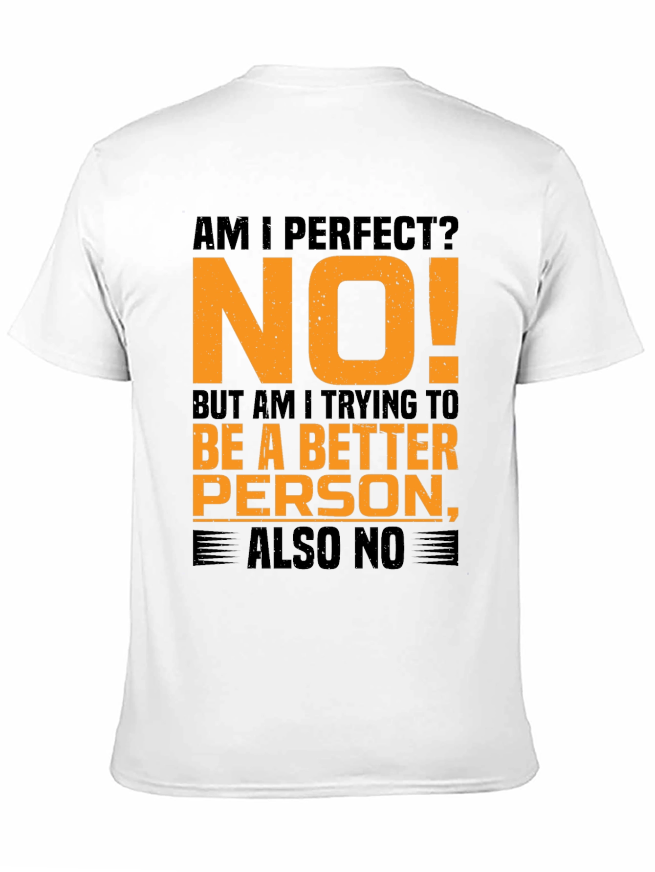 Am I Perfect? Funny Graphic Tee