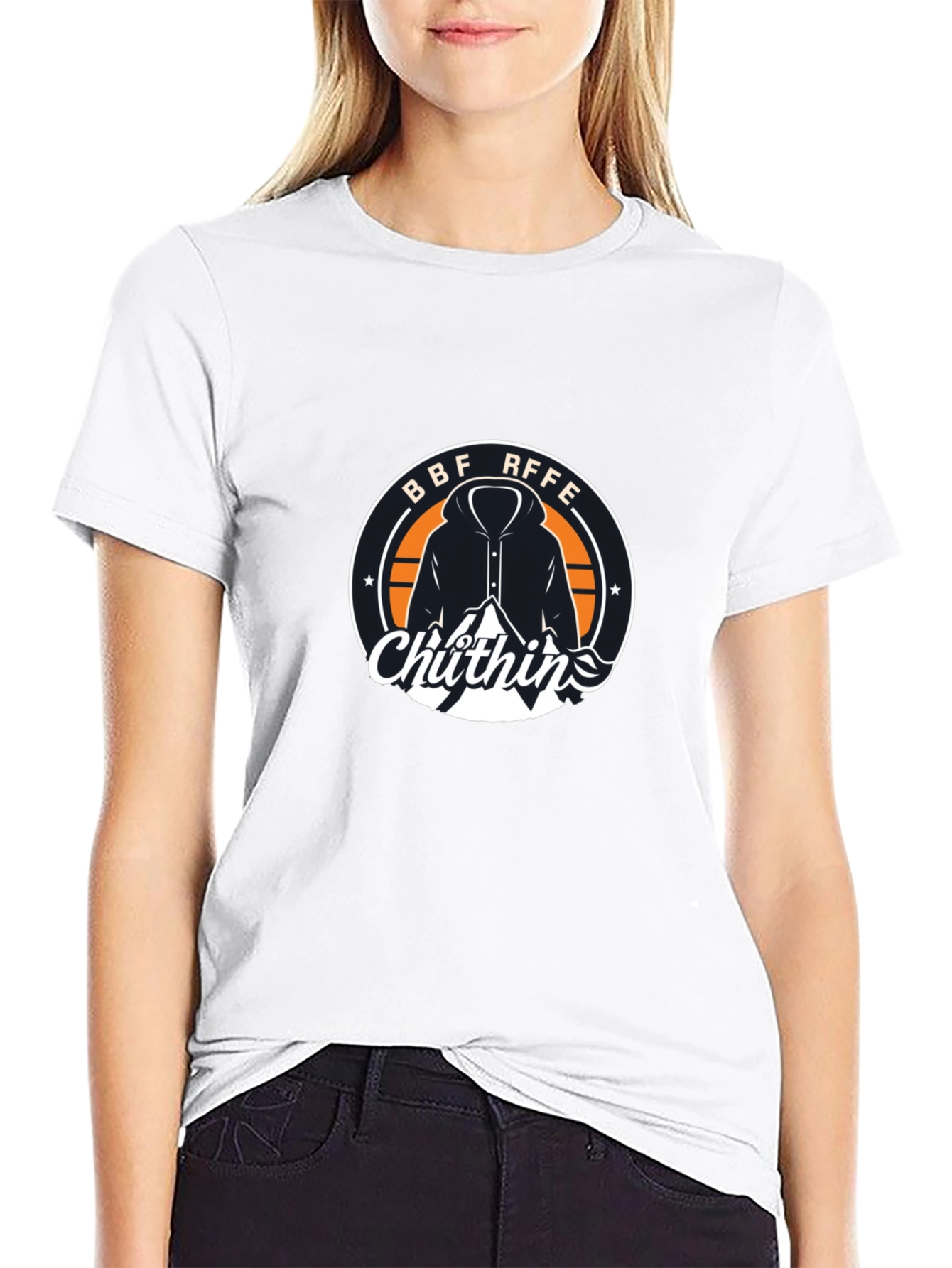 BFF ARFFE Chuthins Black T-Shirt - Stylish Graphic Tee