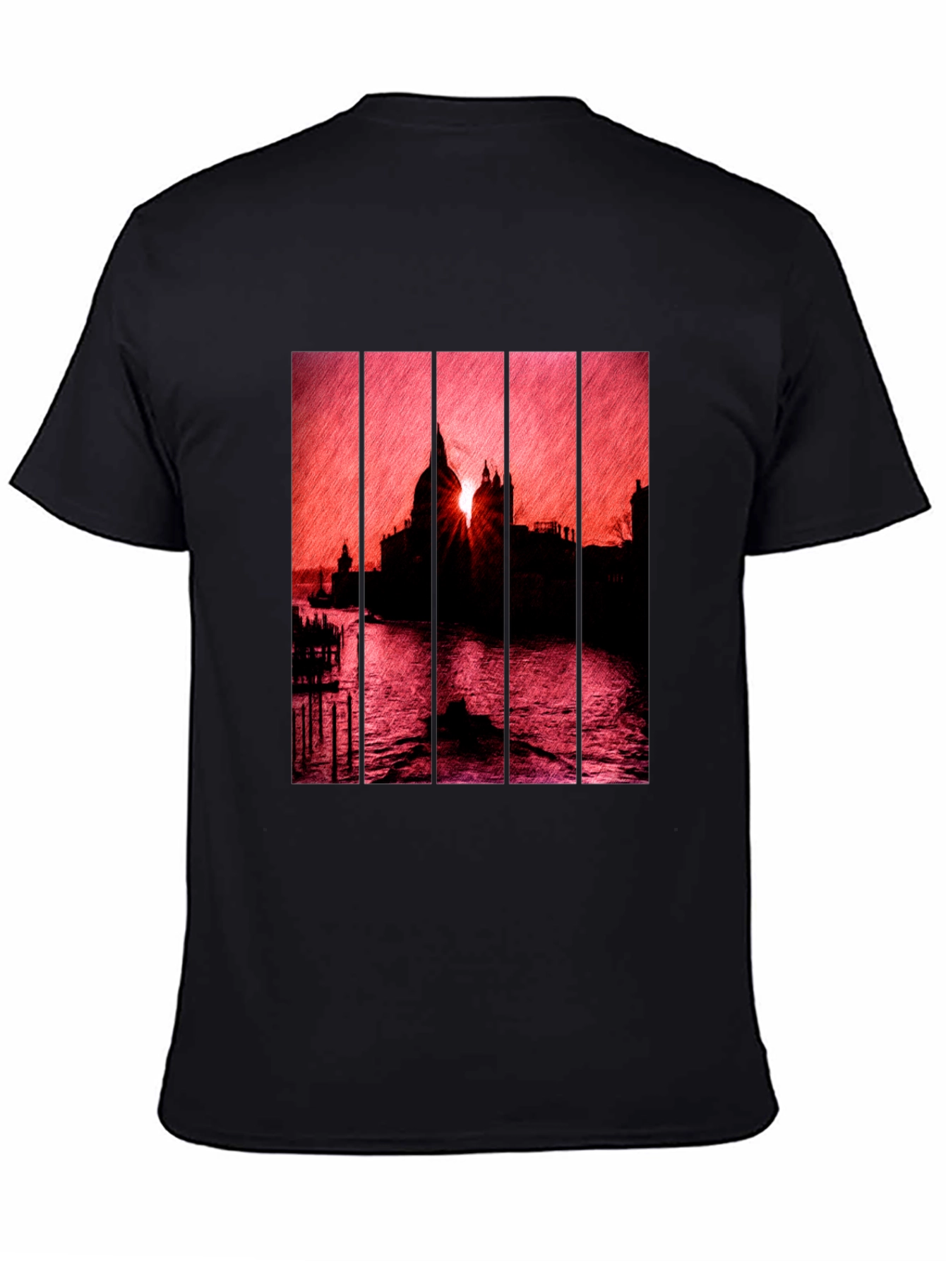 Venice Sunset Graphic Tee - Premium Comfort