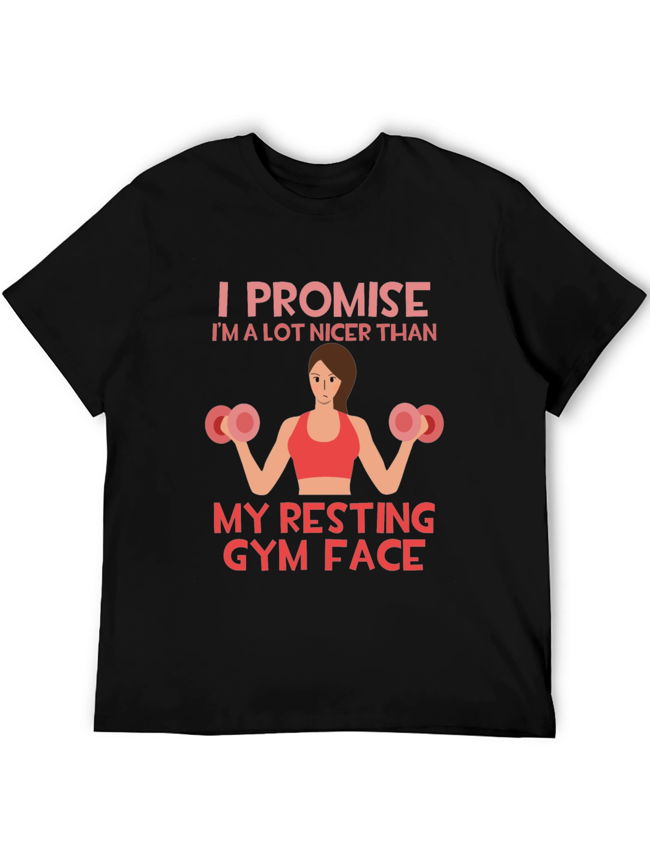 Funny Gym Workout Graphic T-Shirt