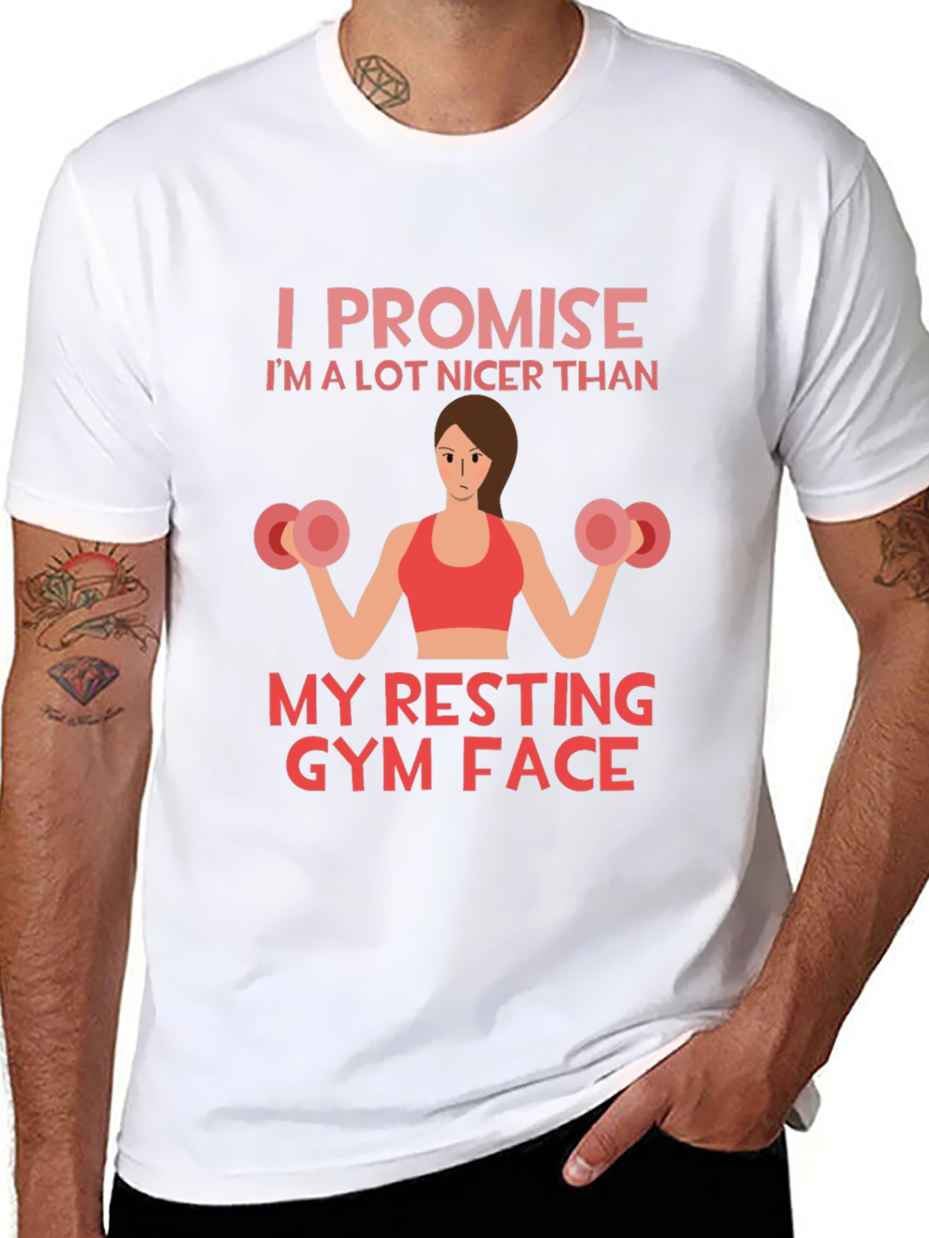 Funny Gym Workout Graphic T-Shirt