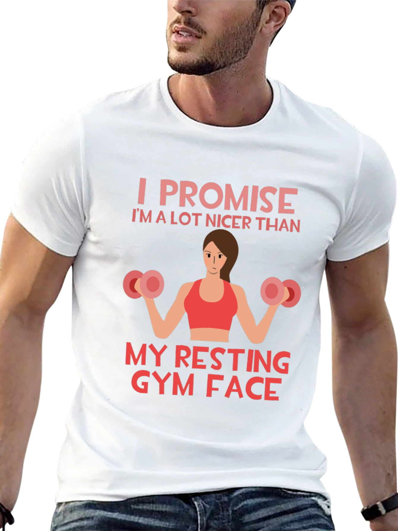 Funny Gym Workout Graphic T-Shirt