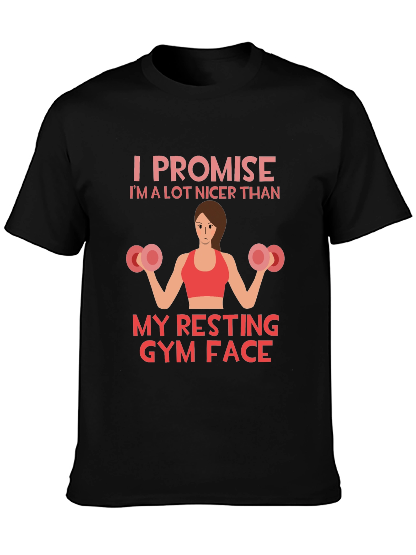 Funny Gym Workout Graphic T-Shirt