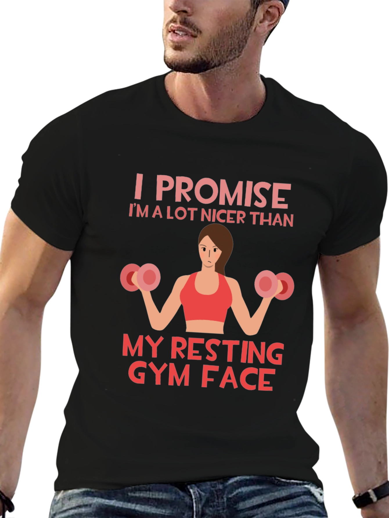 Funny Gym Workout Graphic T-Shirt