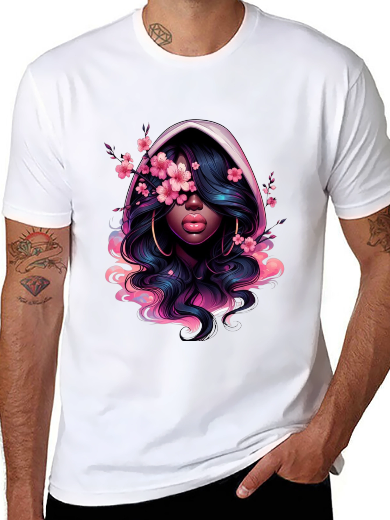 Floral Goddess Graphic T-Shirt