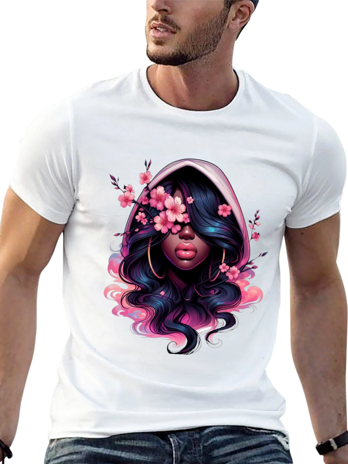Floral Goddess Graphic T-Shirt
