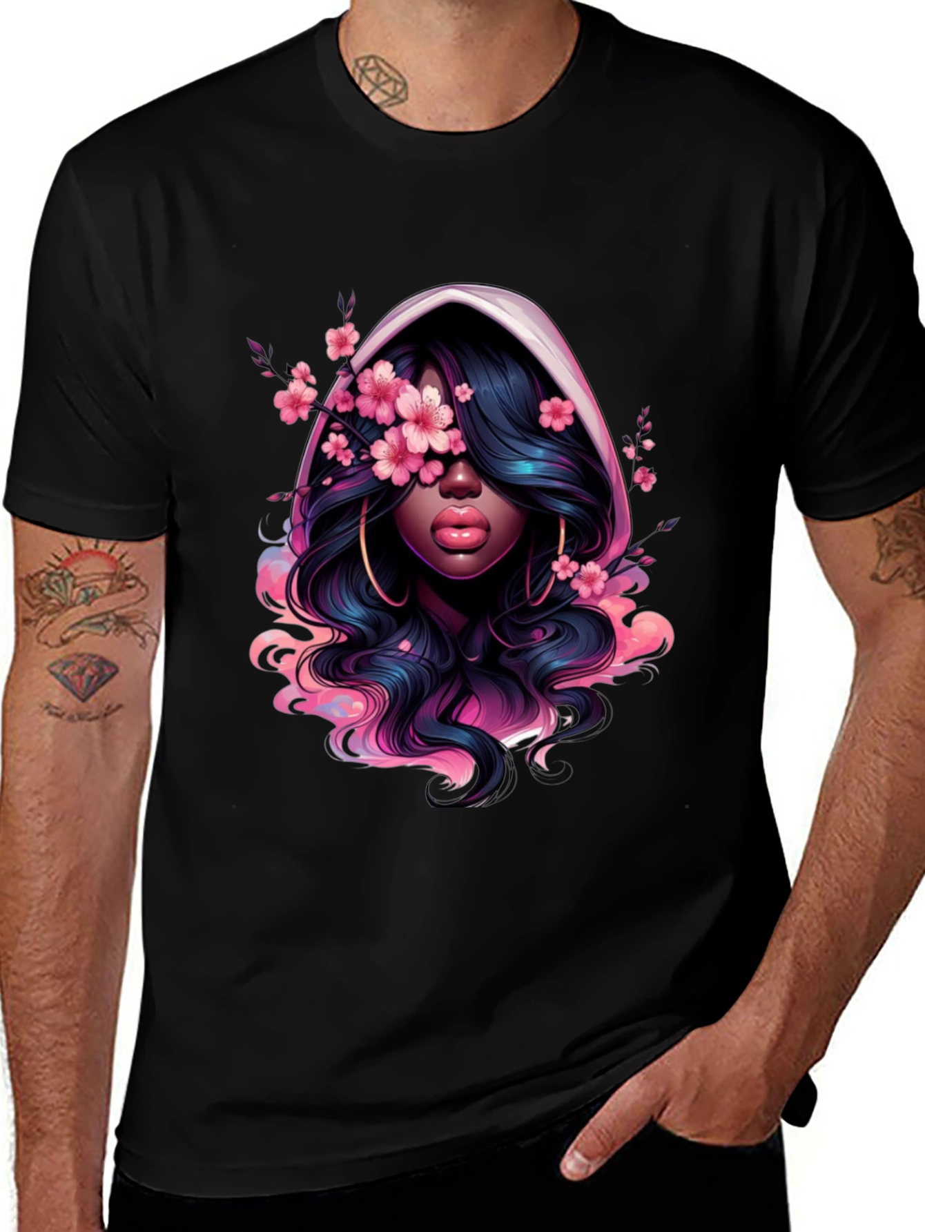 Floral Goddess Graphic T-Shirt
