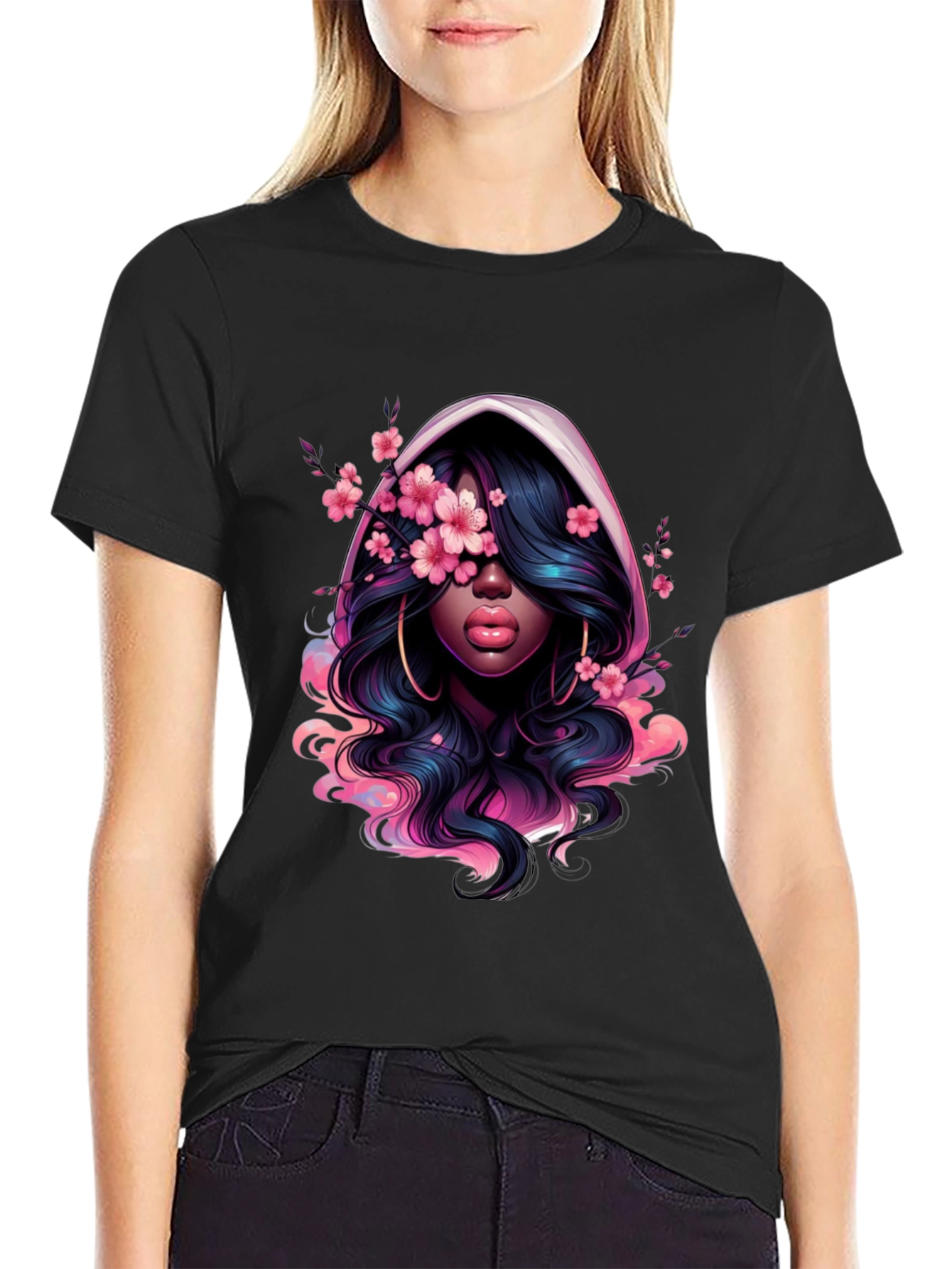 Floral Goddess Graphic T-Shirt