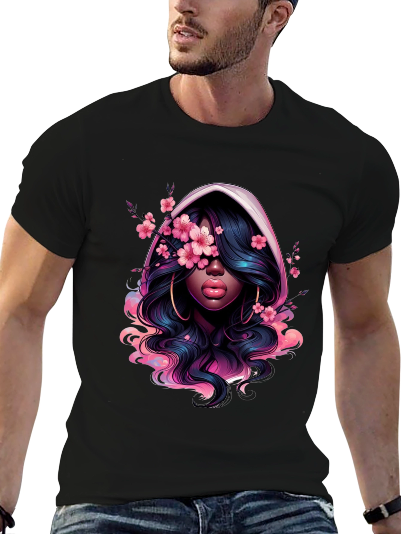 Floral Goddess Graphic T-Shirt