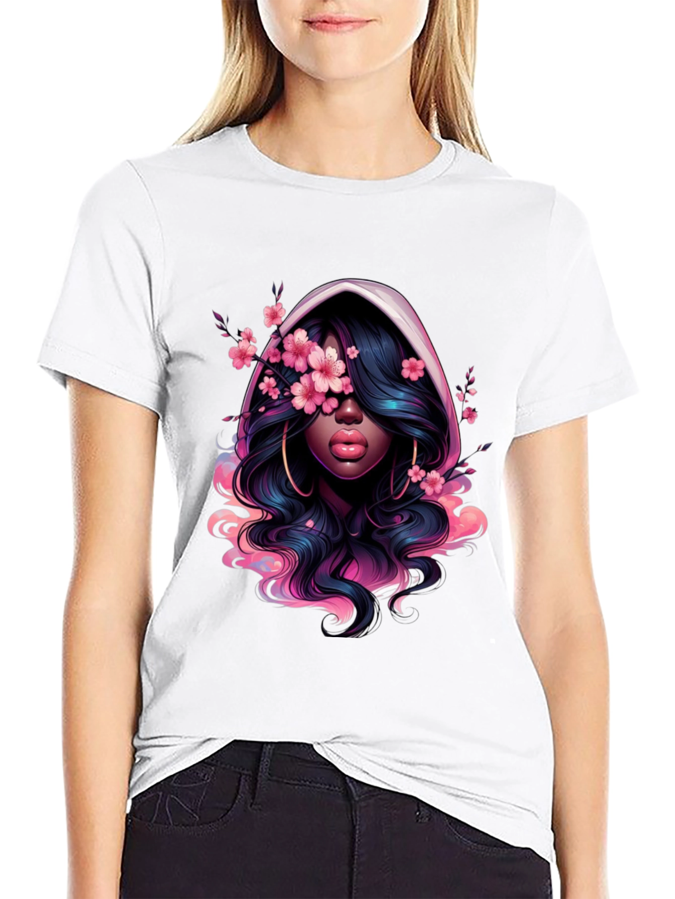 Floral Goddess Graphic T-Shirt