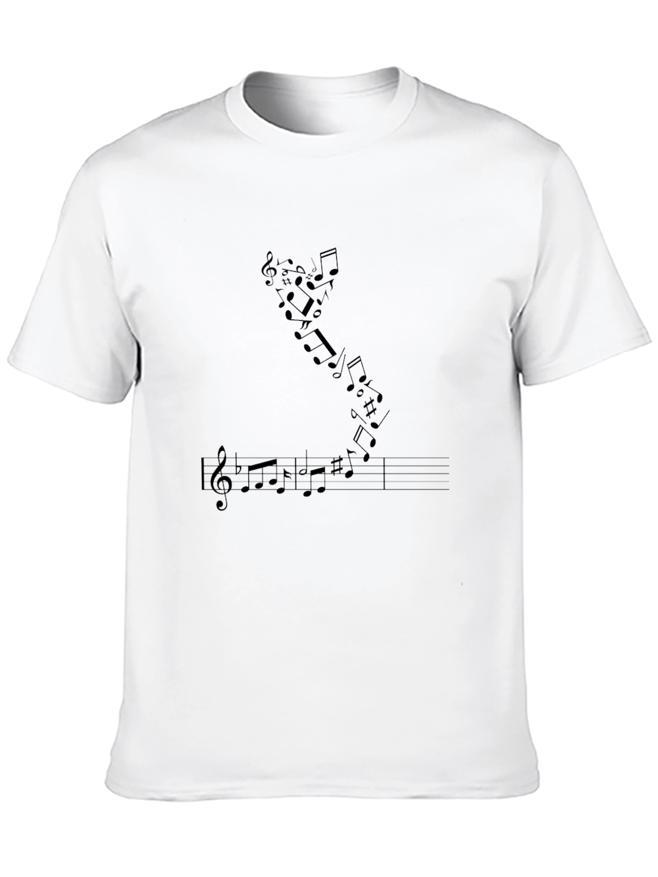 Musical Note T-Shirt - Stylish Graphic Tee