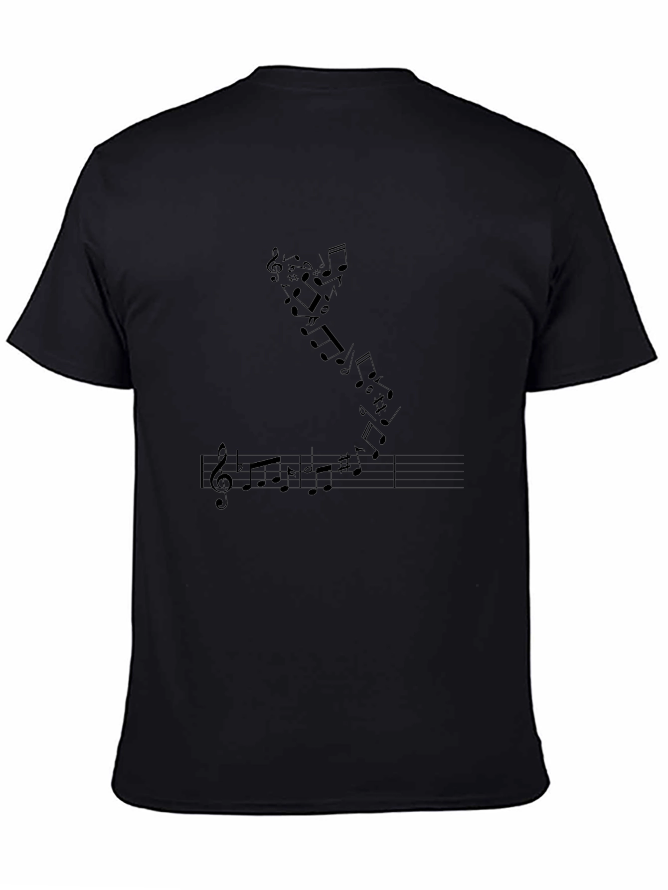 Musical Note T-Shirt - Stylish Graphic Tee