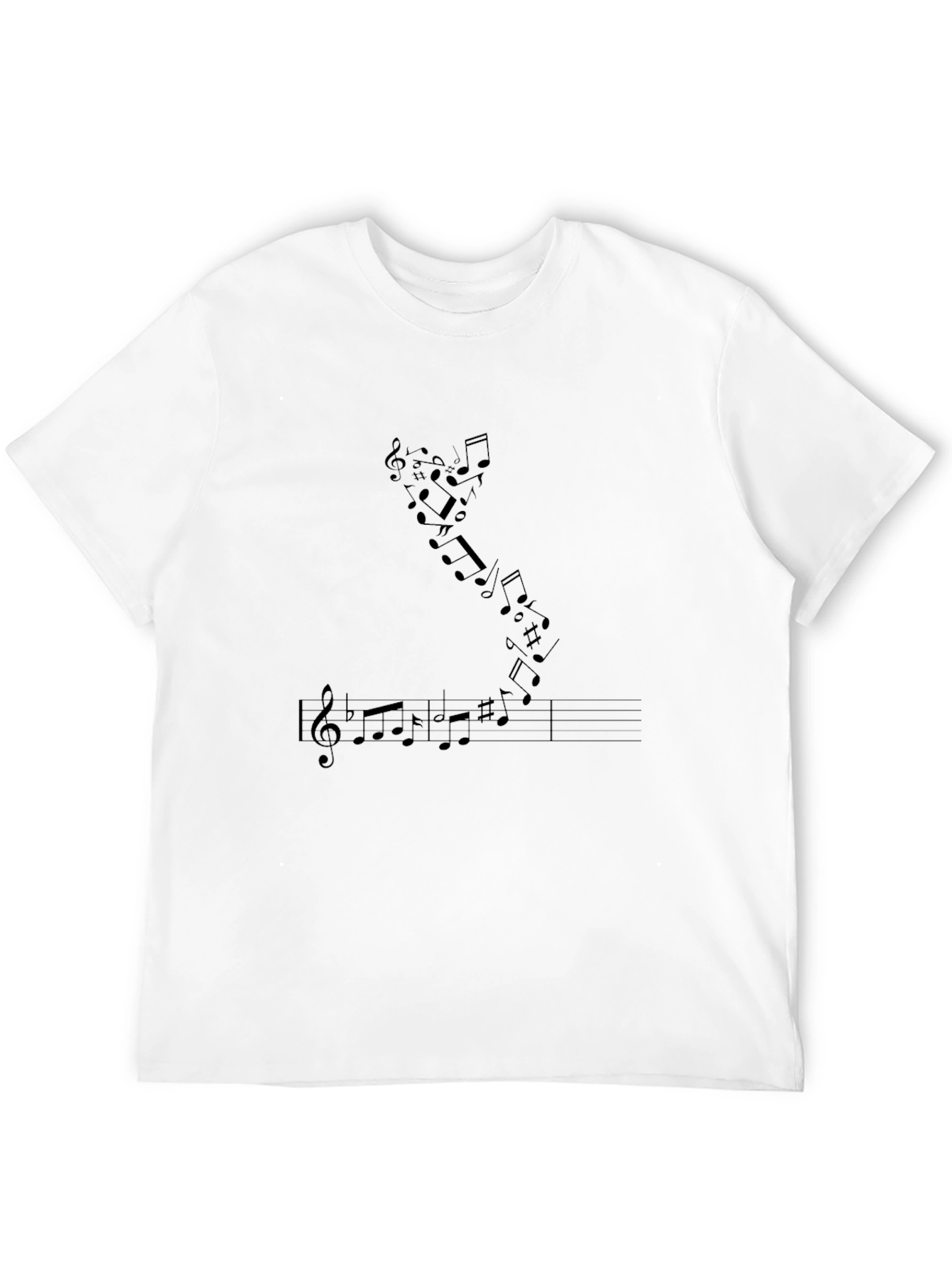 Musical Note T-Shirt - Stylish Graphic Tee