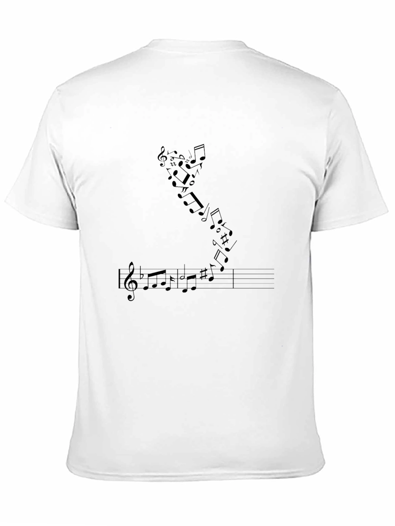 Musical Note T-Shirt - Stylish Graphic Tee
