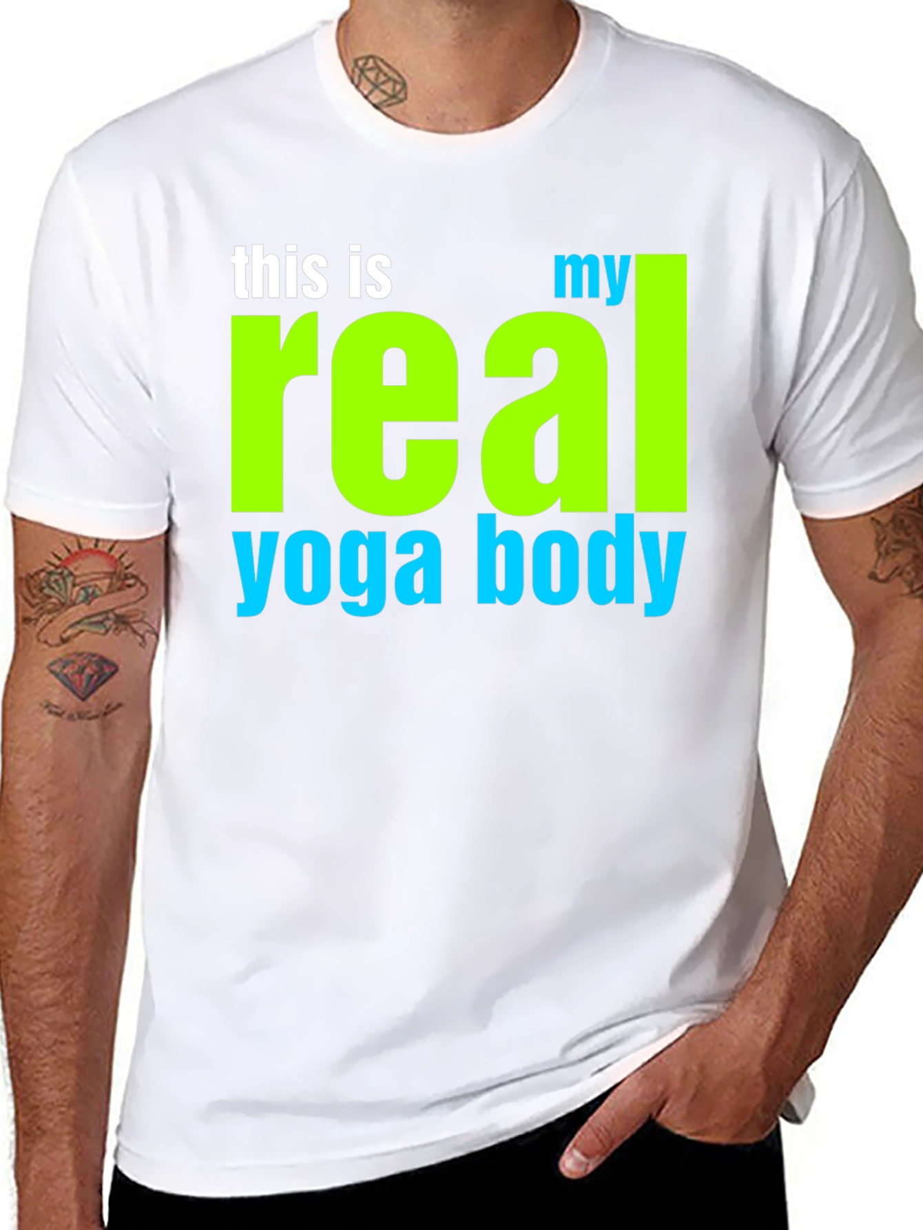 Real Yoga Body T-Shirt - Unisex Cotton Tee