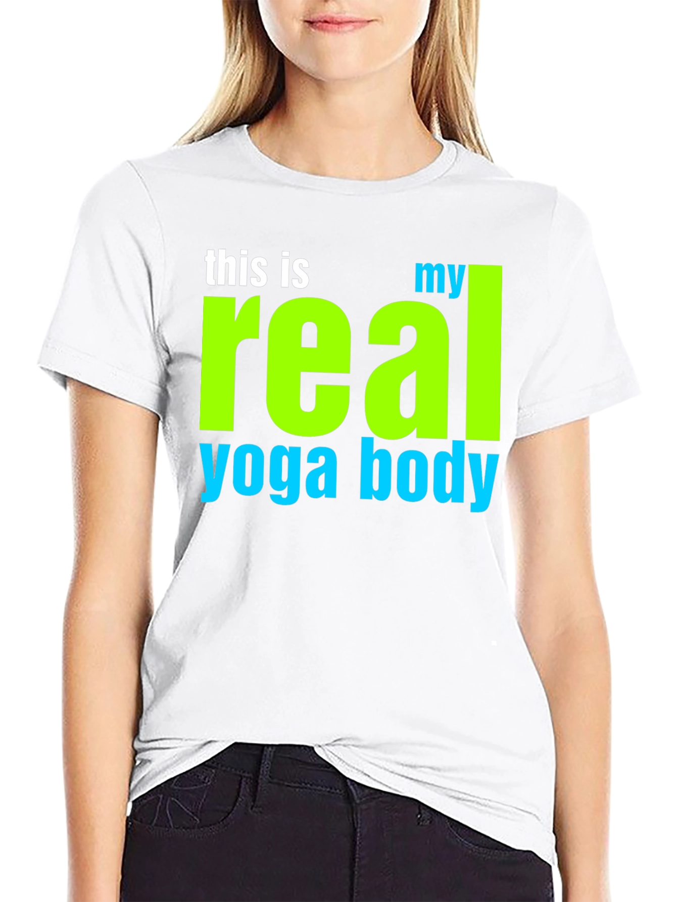 Real Yoga Body T-Shirt - Unisex Cotton Tee