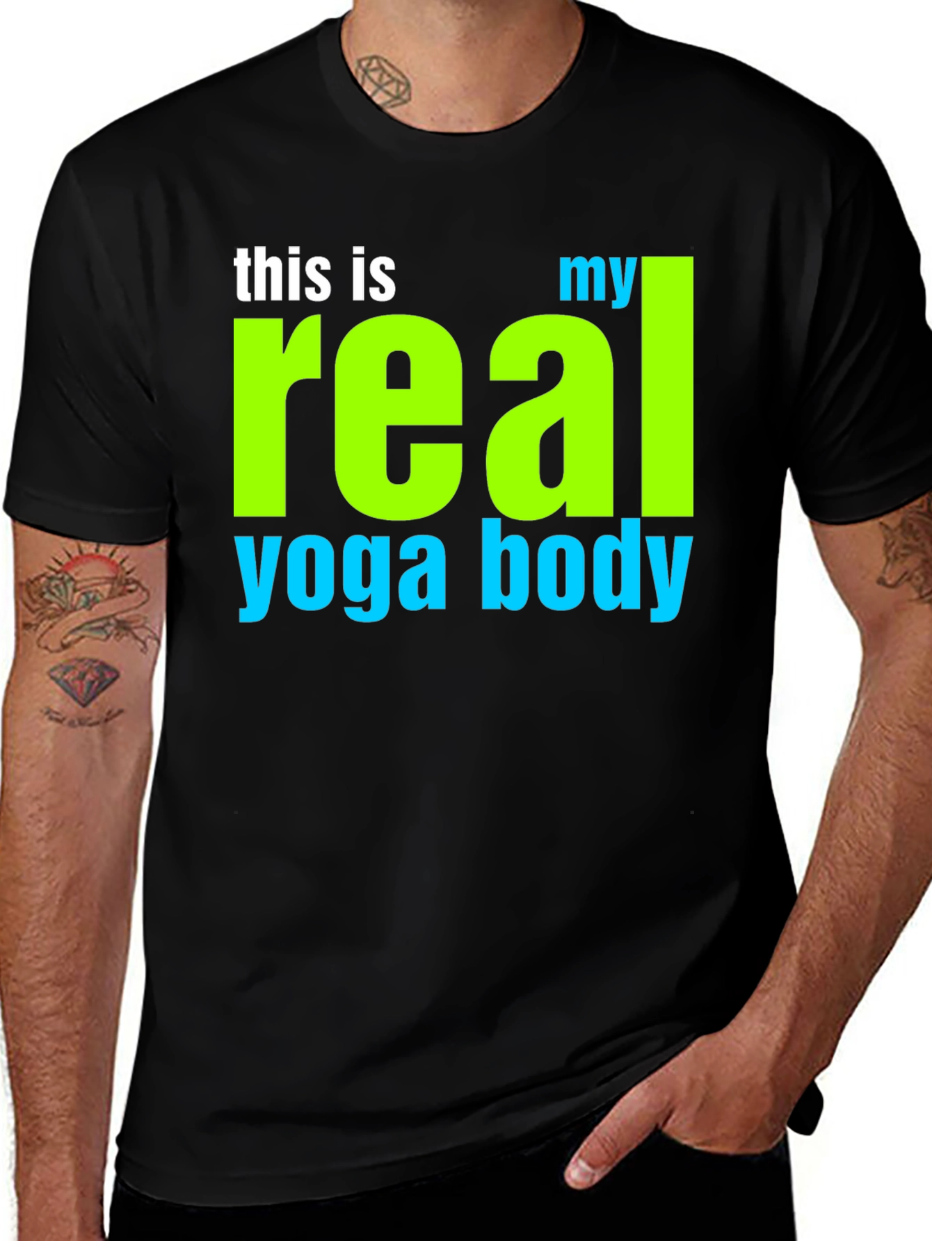 Real Yoga Body T-Shirt - Unisex Cotton Tee