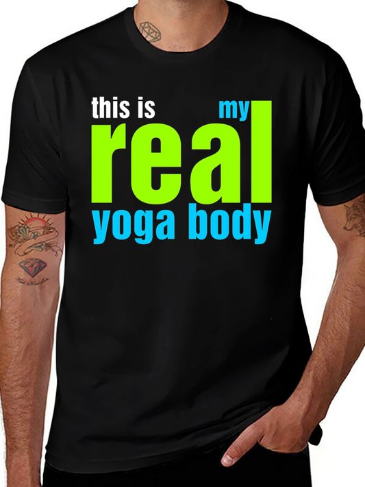 Real Yoga Body T-Shirt - Unisex Cotton Tee