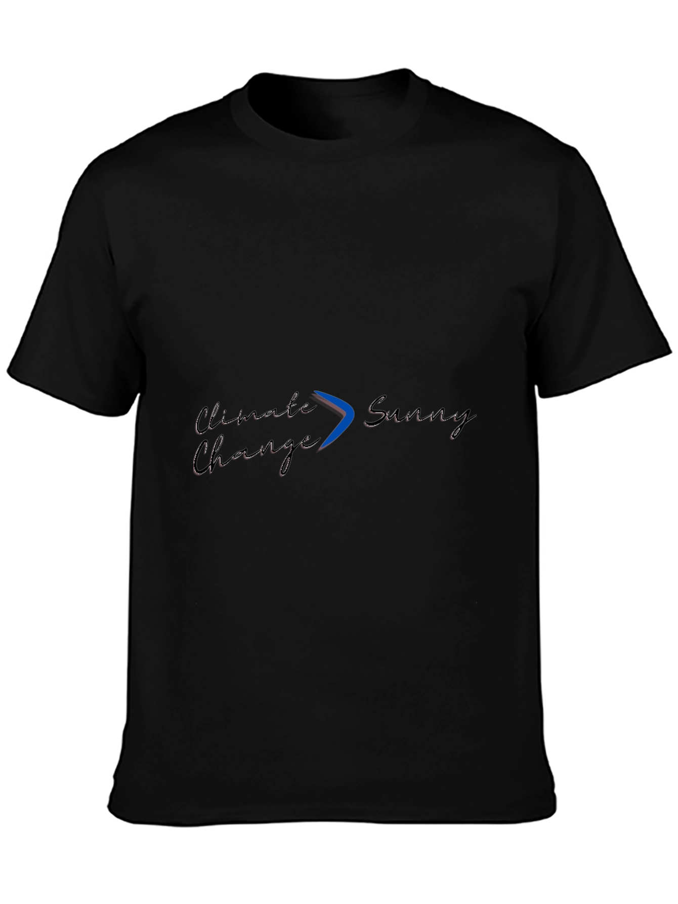 Climate Change > Sunny Black Graphic Tee