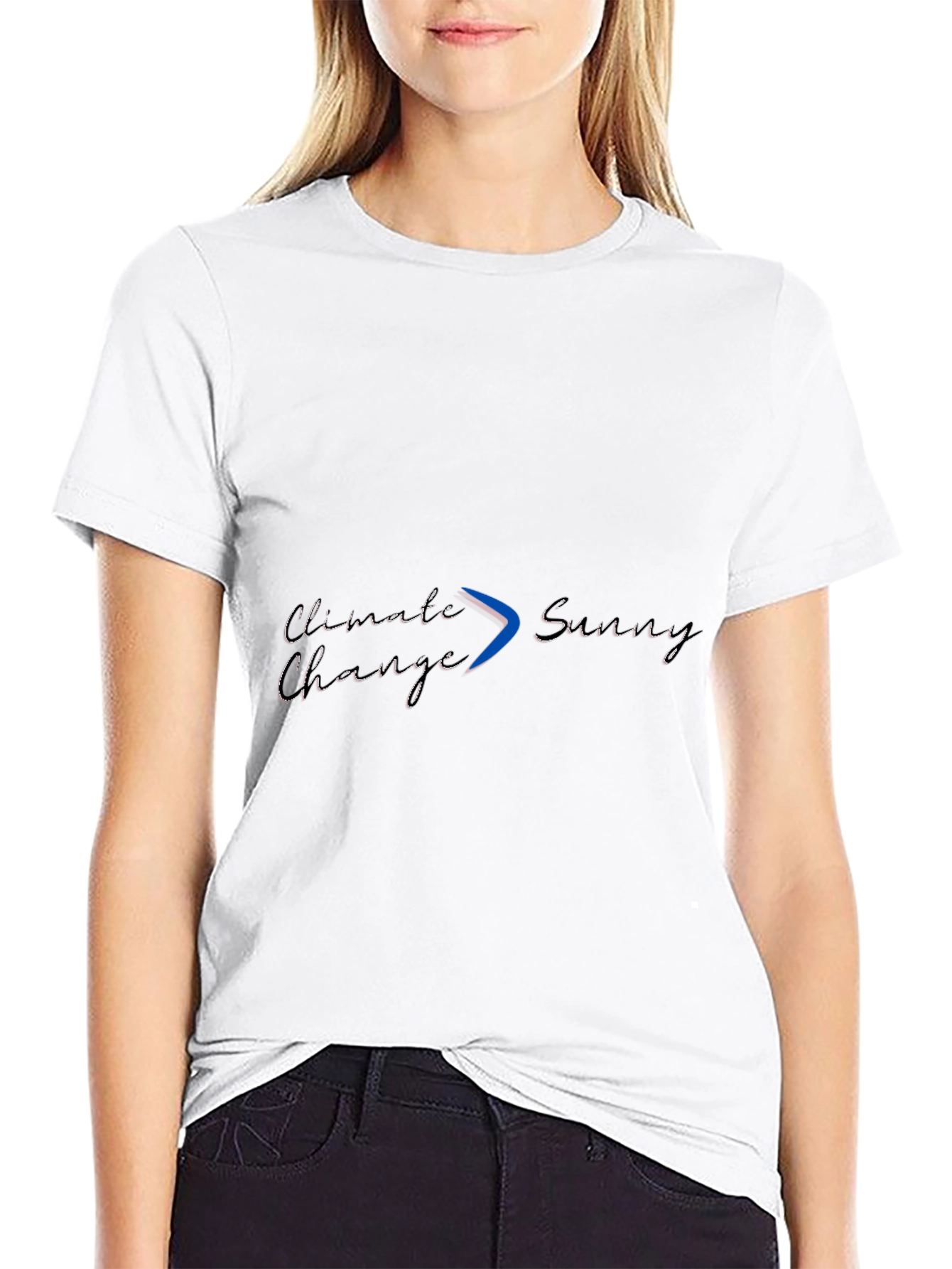 Climate Change > Sunny Black Graphic Tee