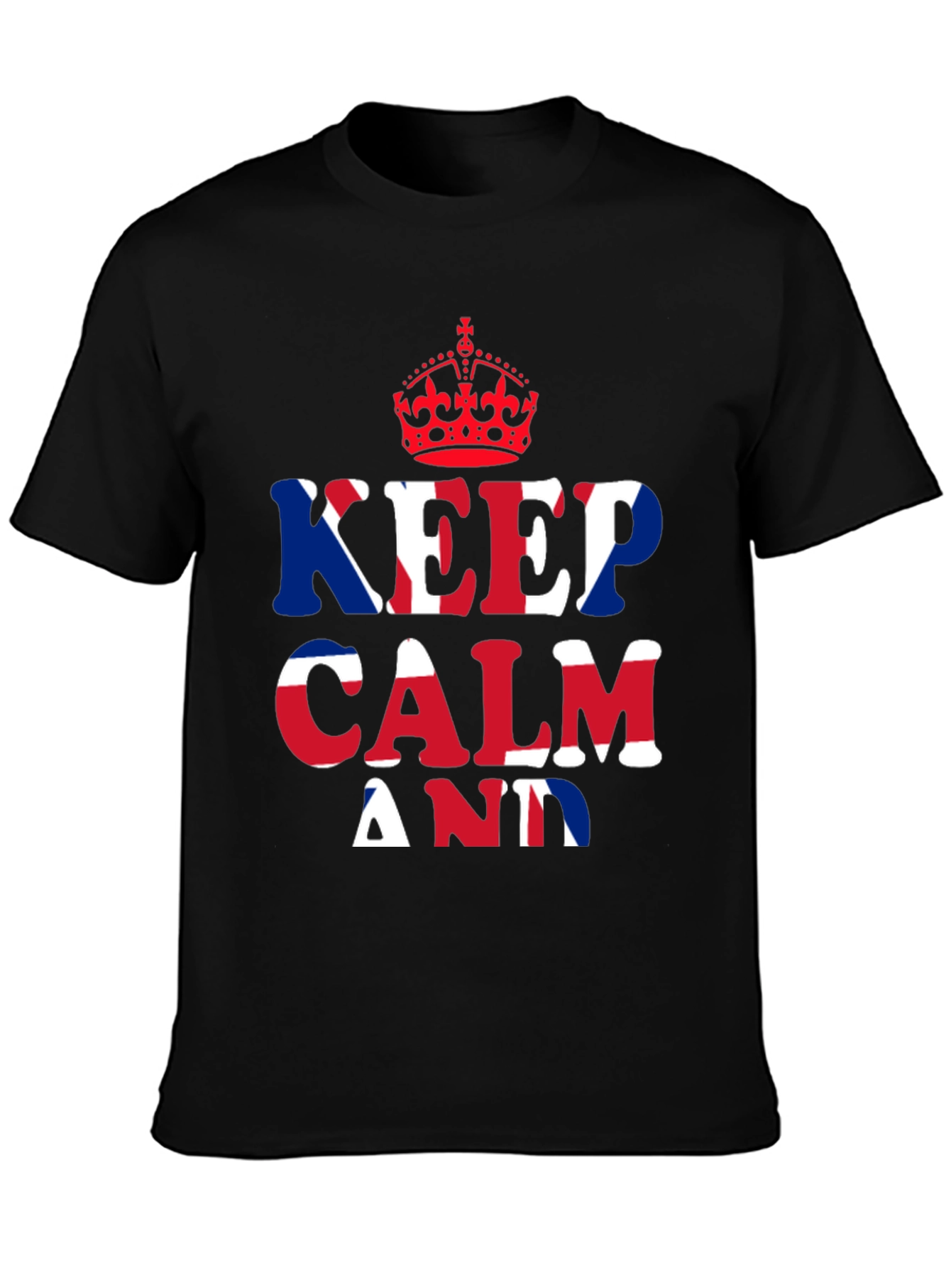 Keep Calm T-Shirt - British Union Jack Design