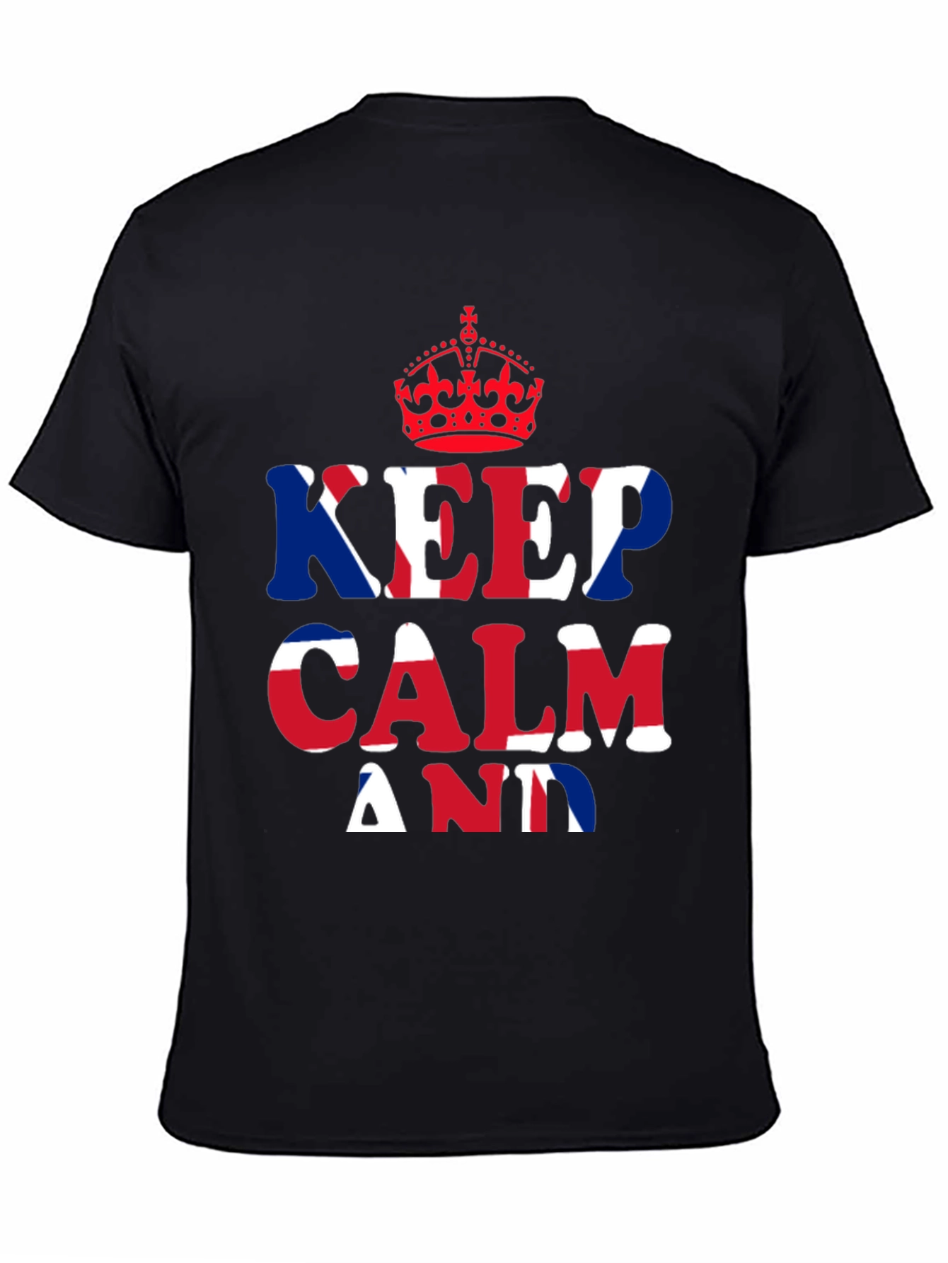 Keep Calm T-Shirt - British Union Jack Design