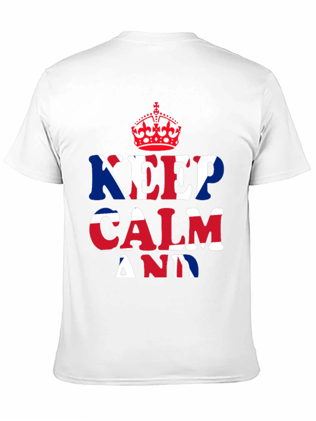 Keep Calm T-Shirt - British Union Jack Design