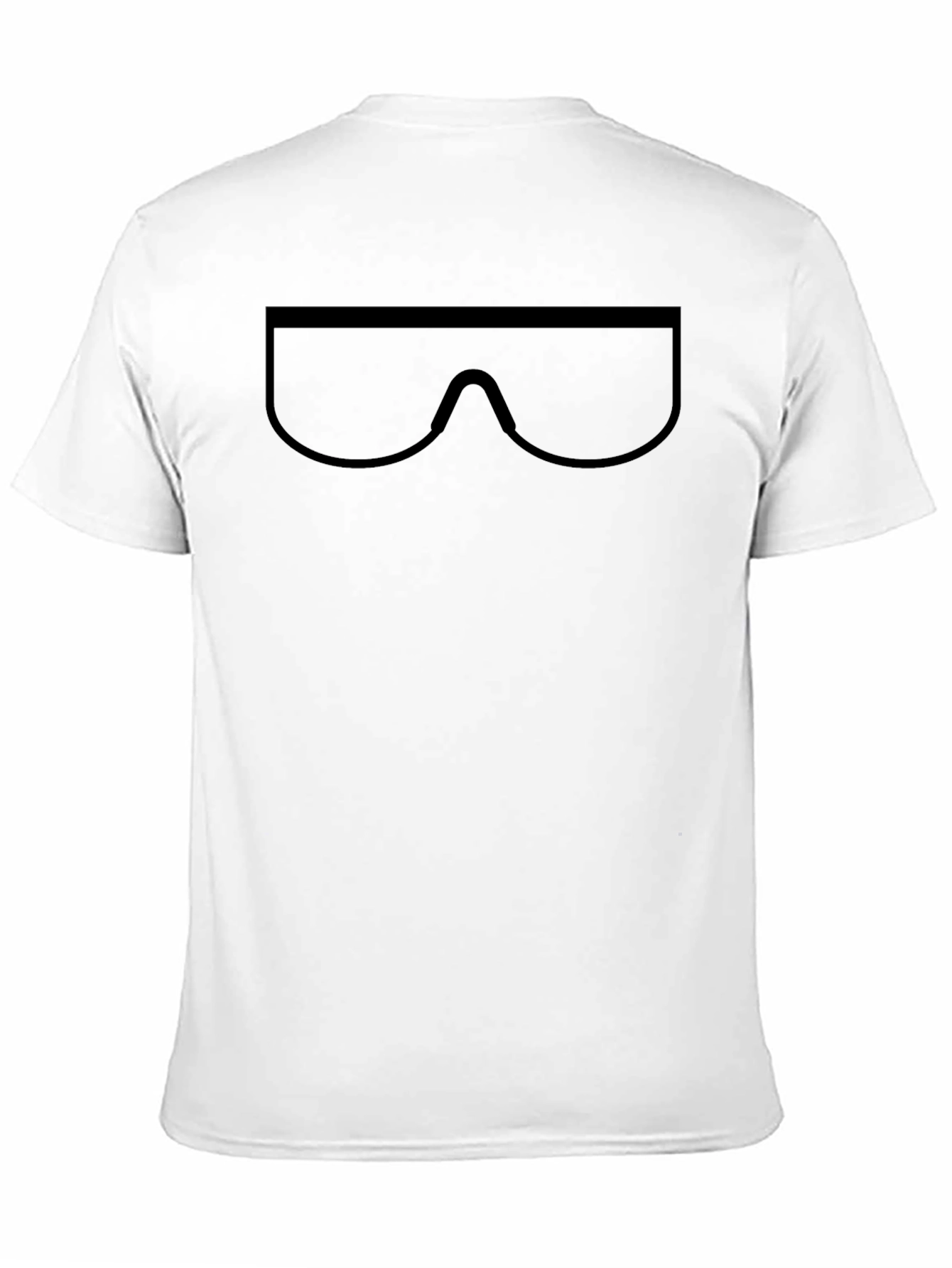 Cool Minimalist Sunglasses Graphic Black T-Shirt