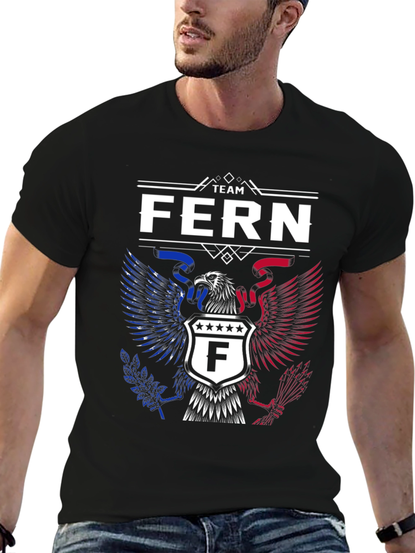 Team Fern Patriotic Eagle T-Shirt