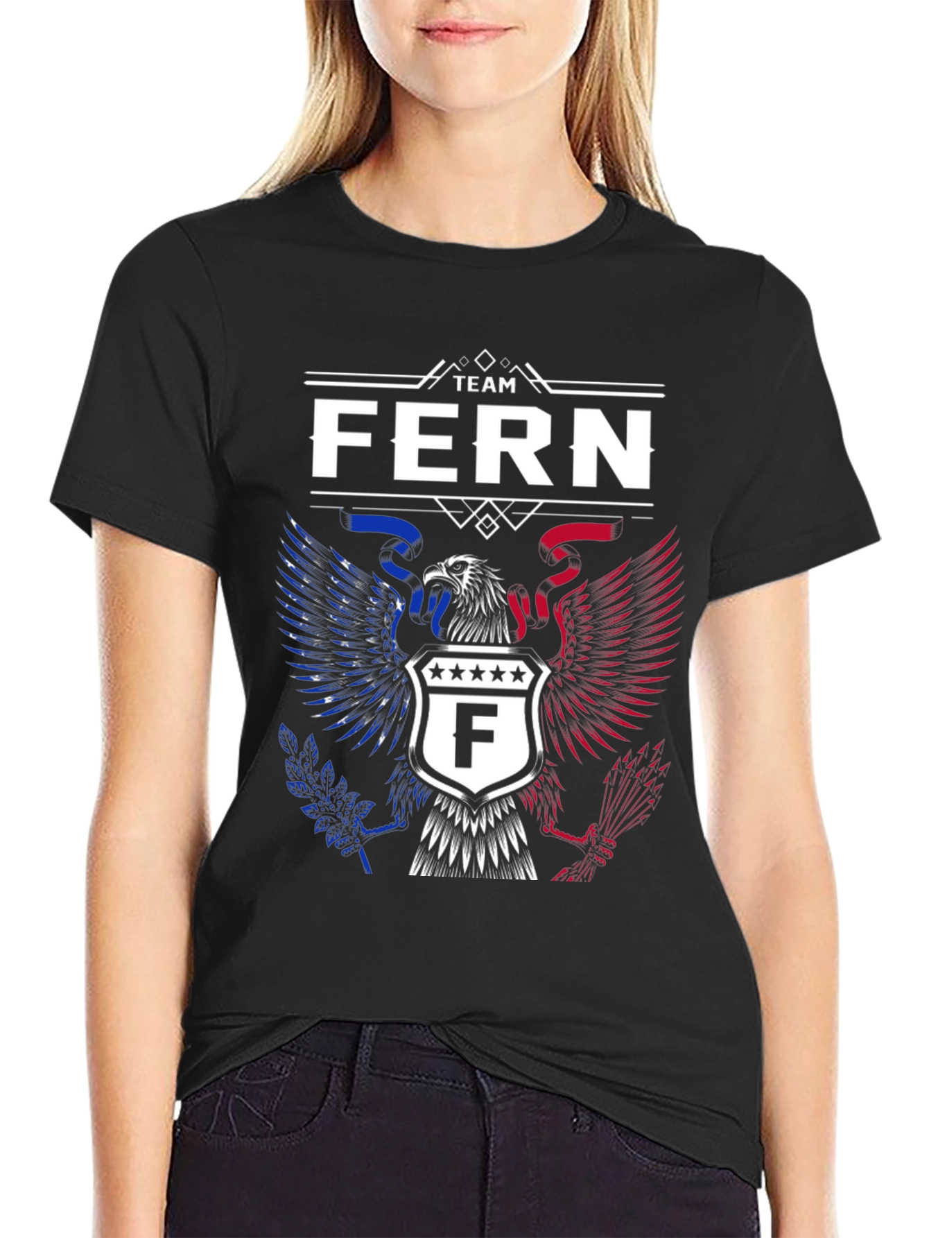Team Fern Patriotic Eagle T-Shirt