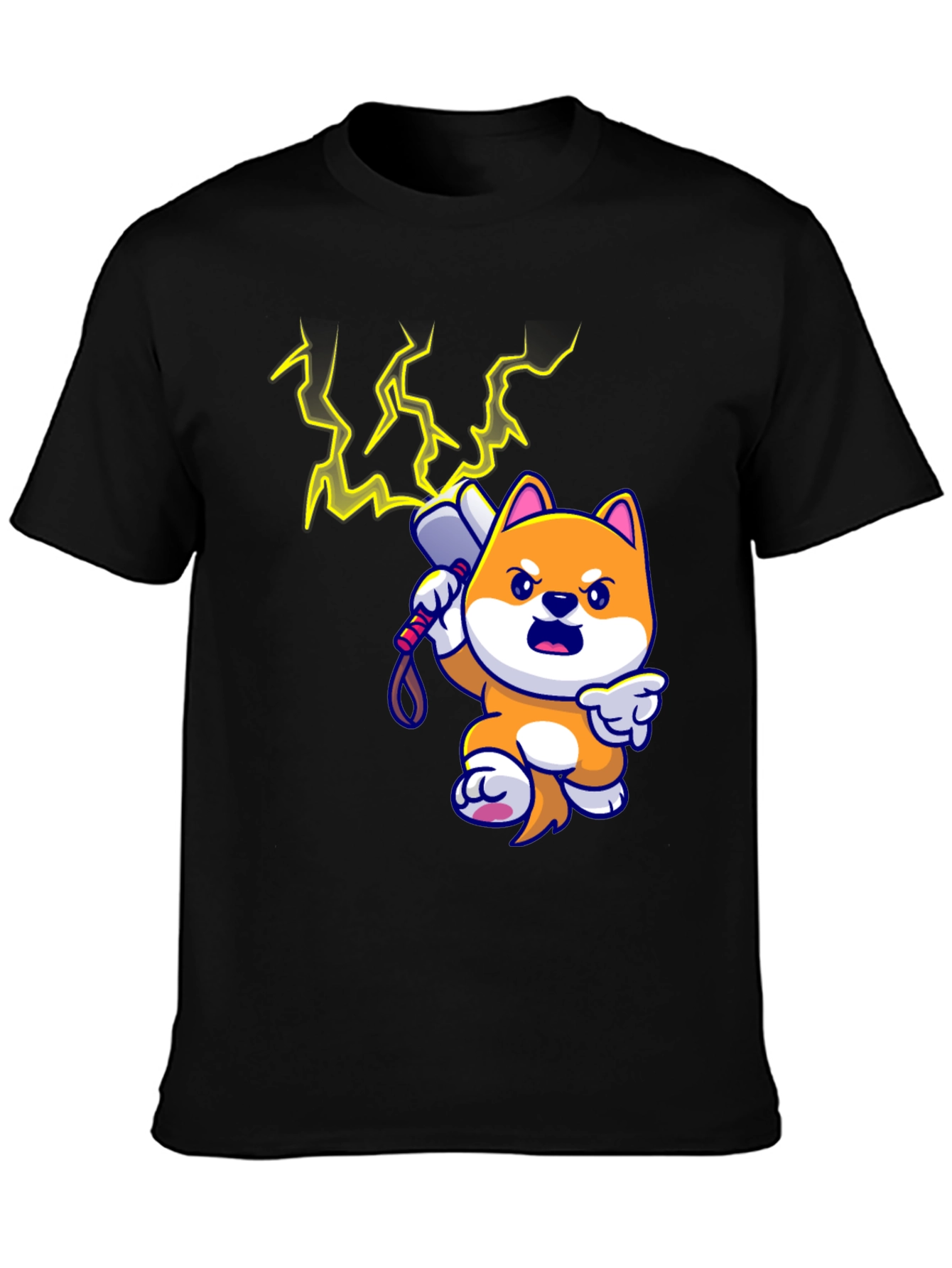 Doge Thor T-Shirt - Black
