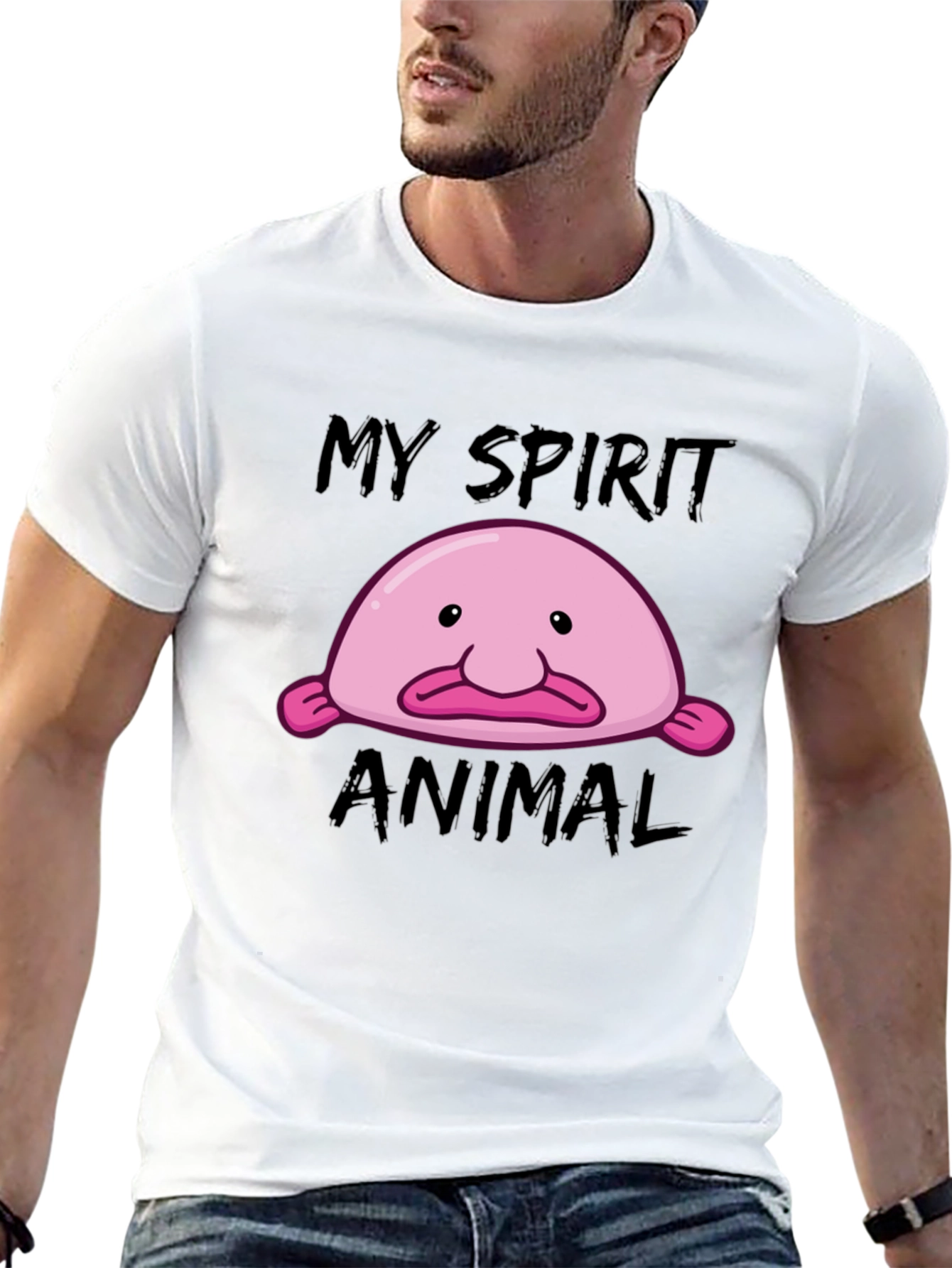 My Spirit Animal Blobfish Graphic T-Shirt