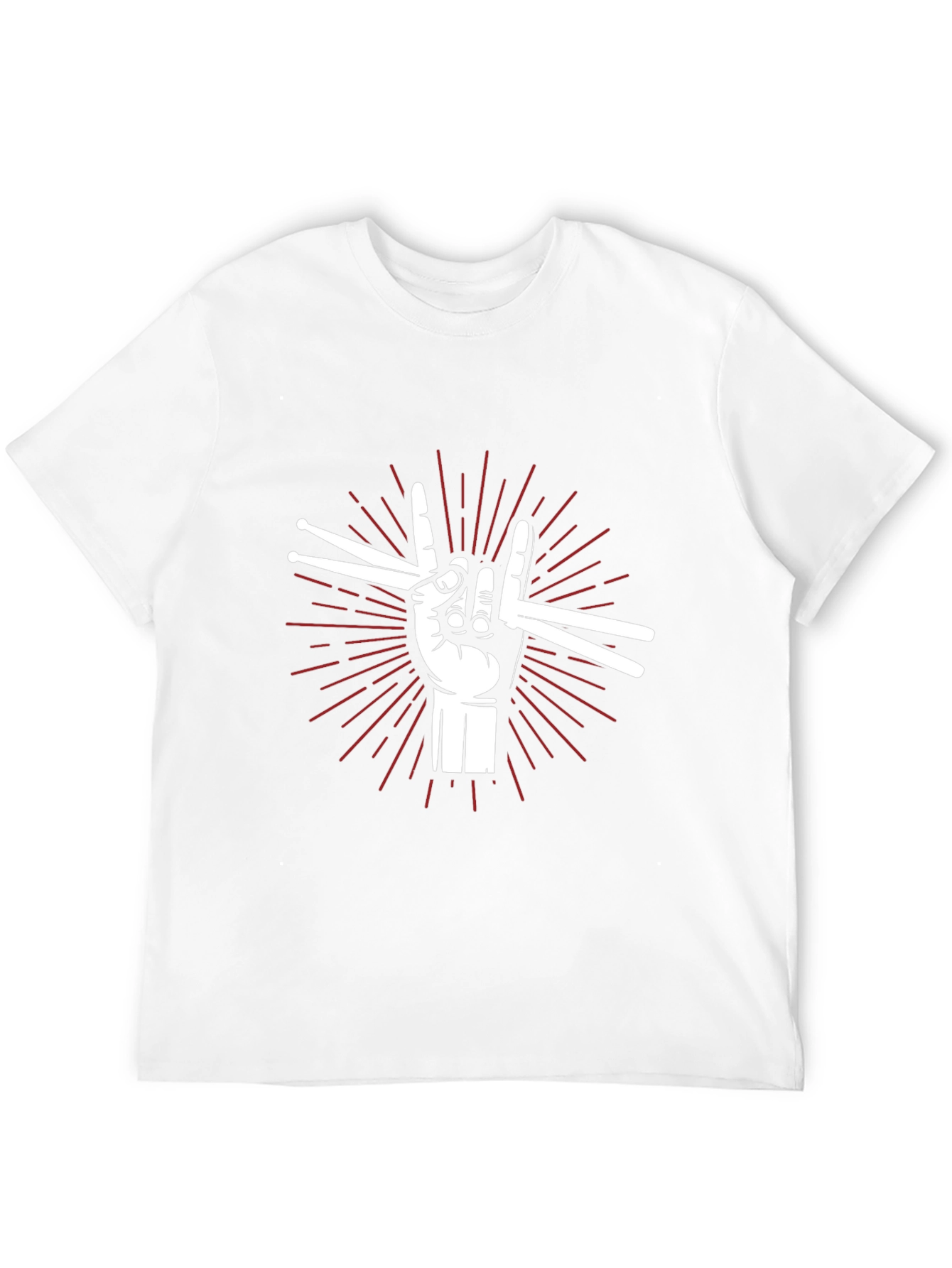 Rock On Drummer T-Shirt - Music Lover Tee