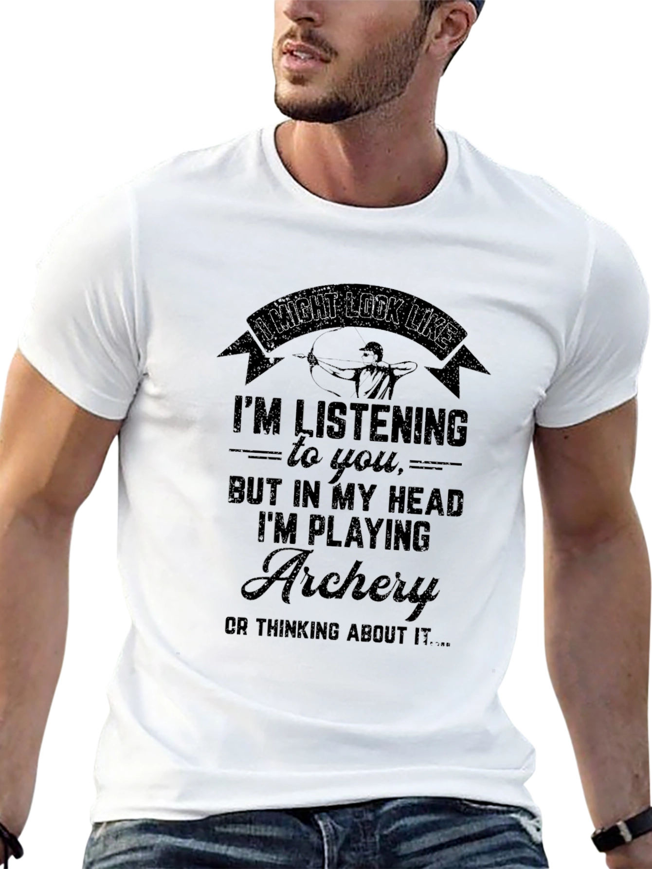 Archery T-Shirt: Im Playing Archery In My Head