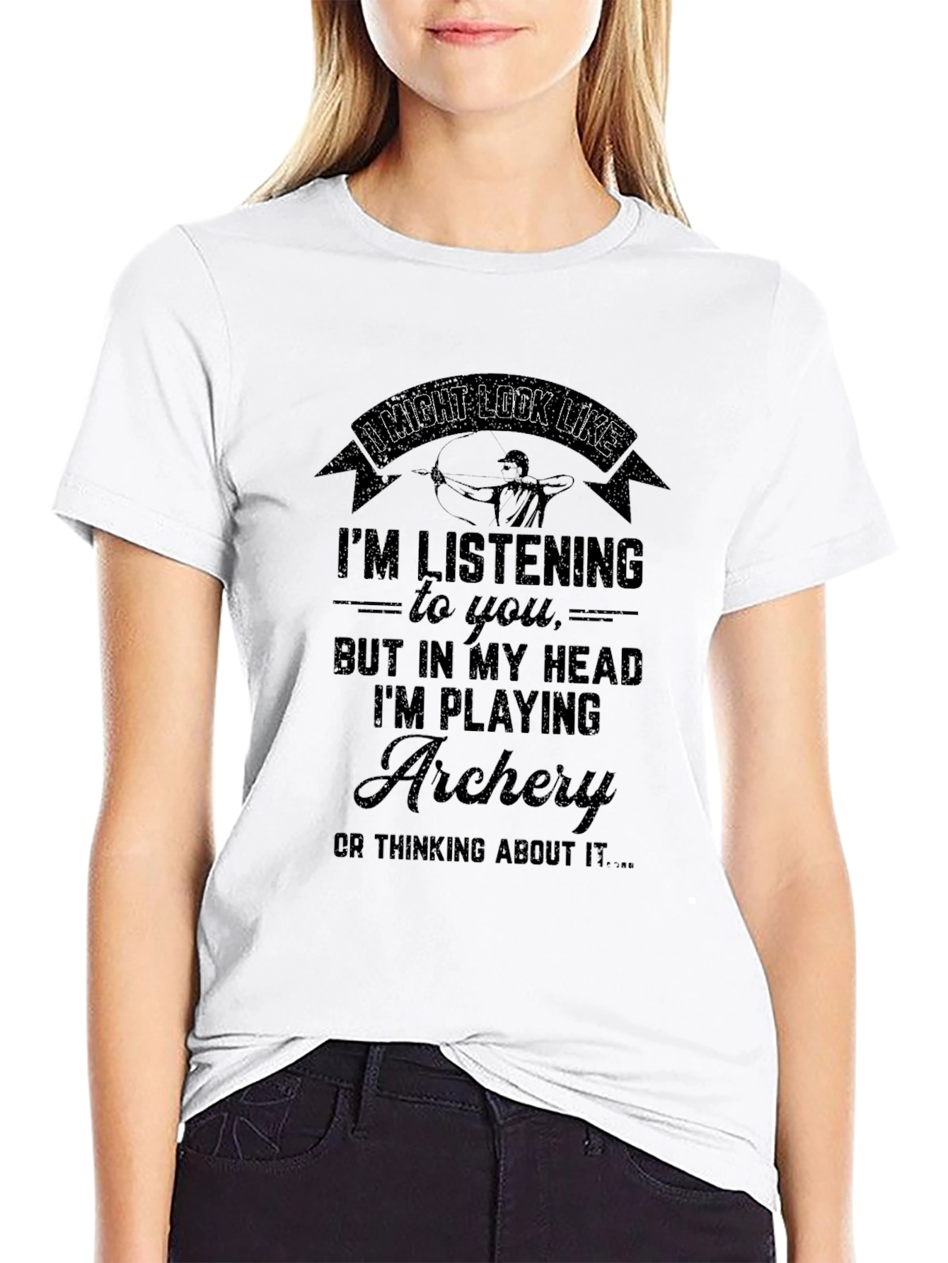 Archery T-Shirt: Im Playing Archery In My Head
