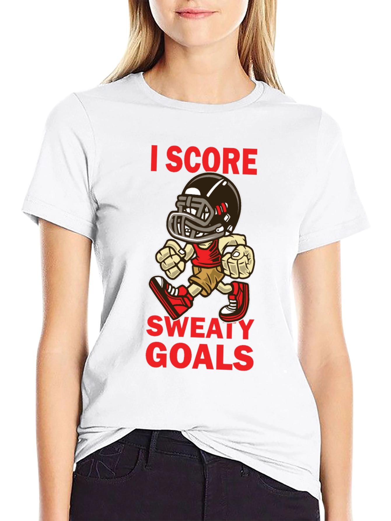 I Score Sweaty Goals Football T-Shirt