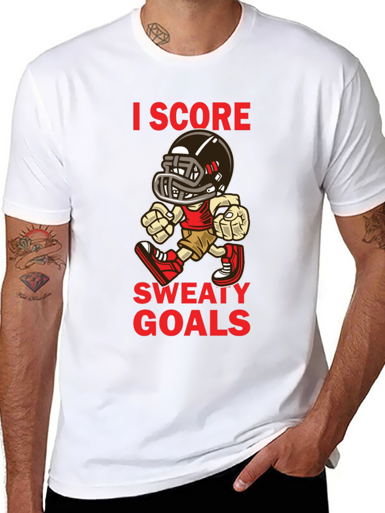 I Score Sweaty Goals Football T-Shirt