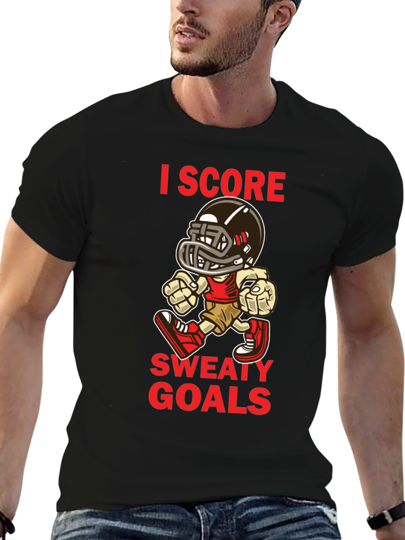I Score Sweaty Goals Football T-Shirt