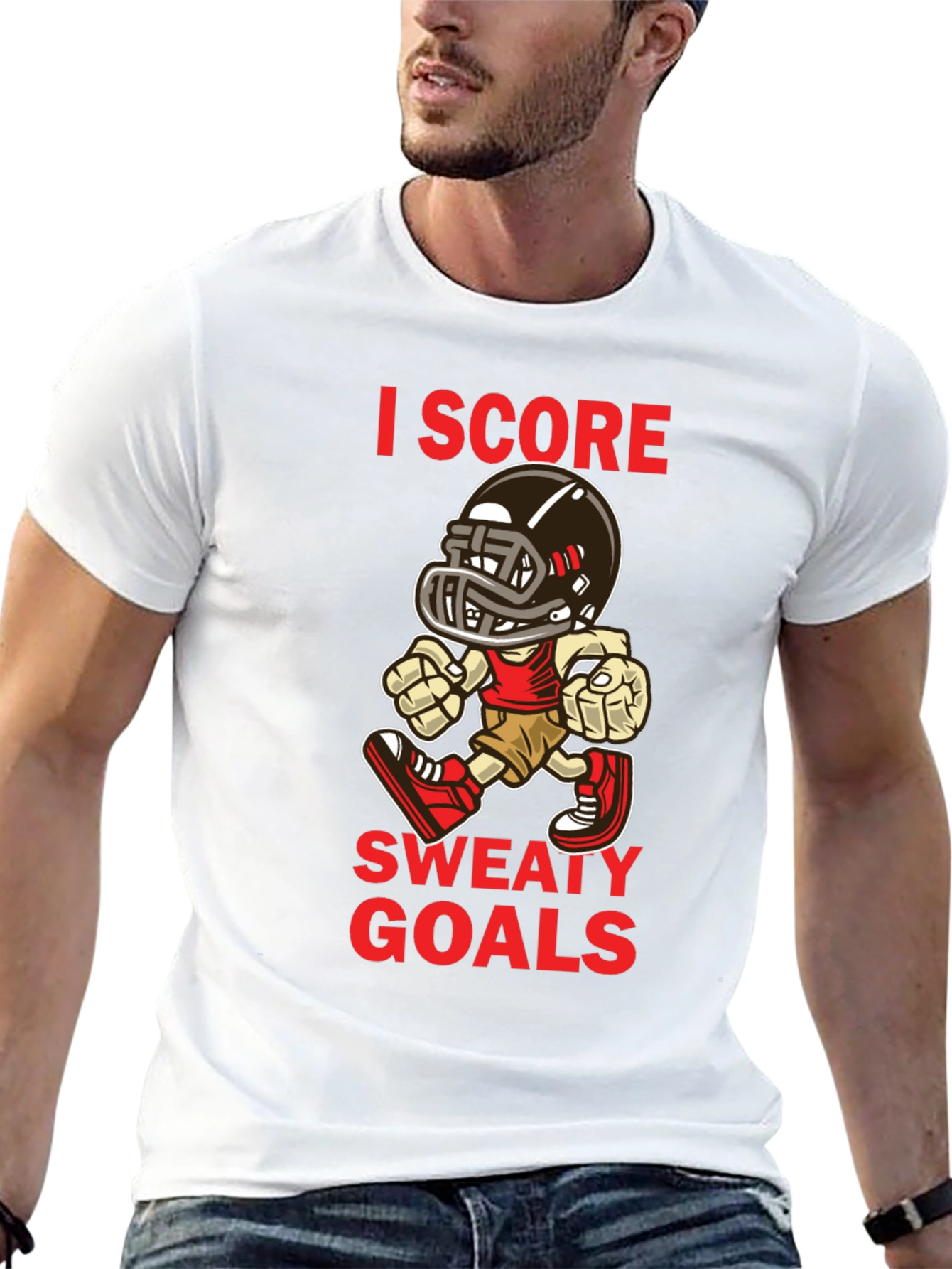I Score Sweaty Goals Football T-Shirt