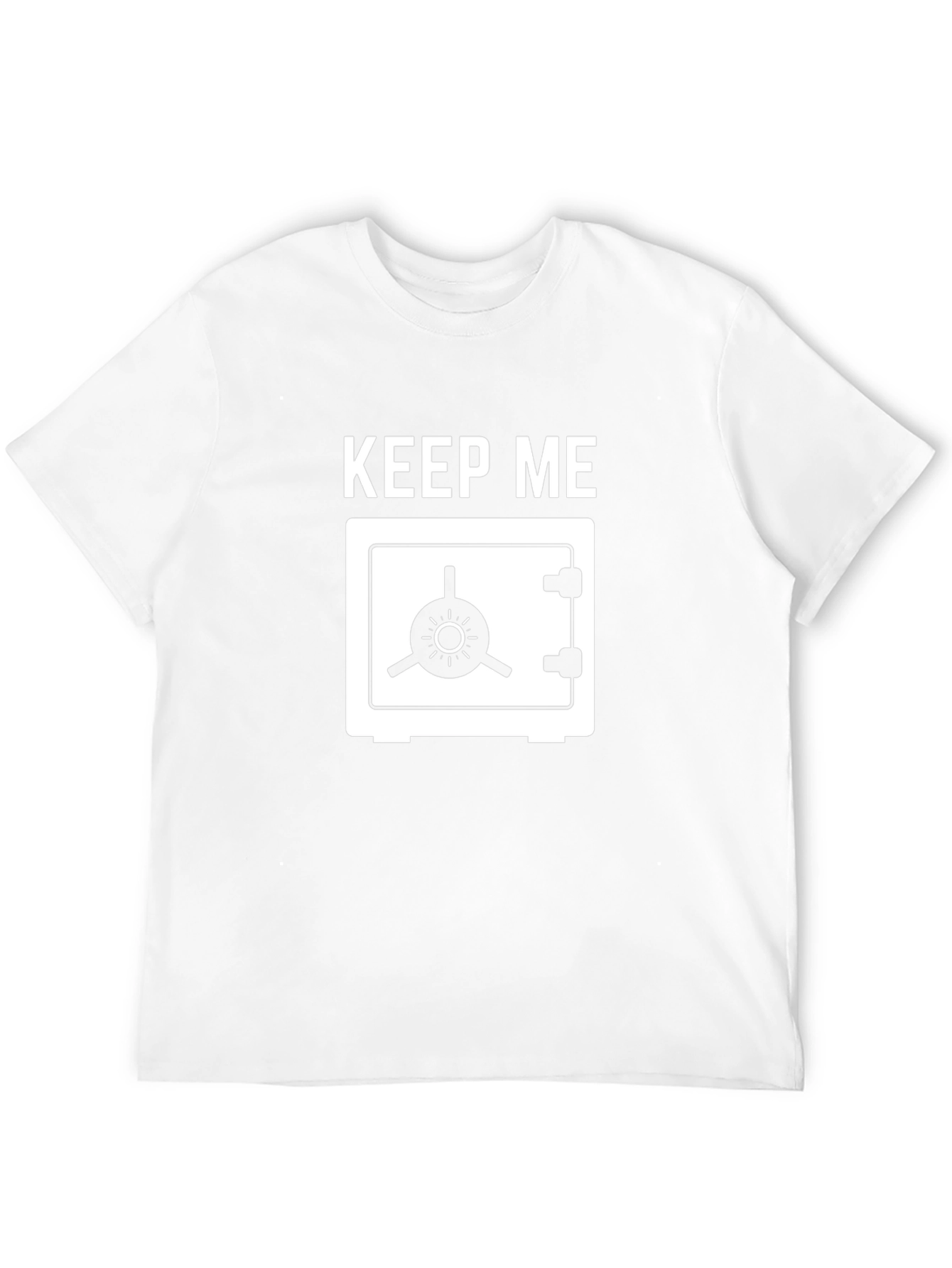 Keep Me Safe T-Shirt - Black Cotton Tee