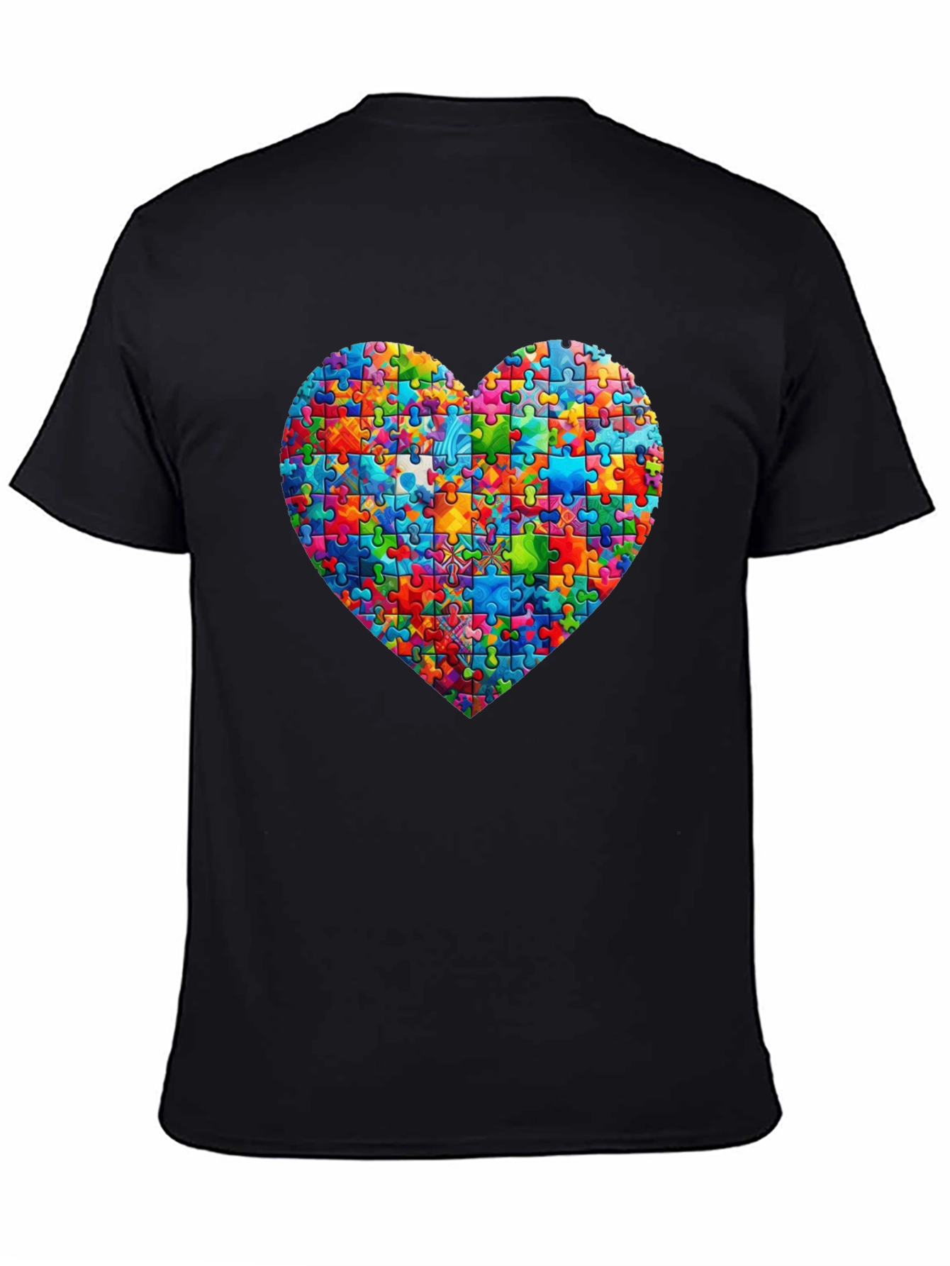 Puzzle Heart T-Shirt - Autism Awareness Tee