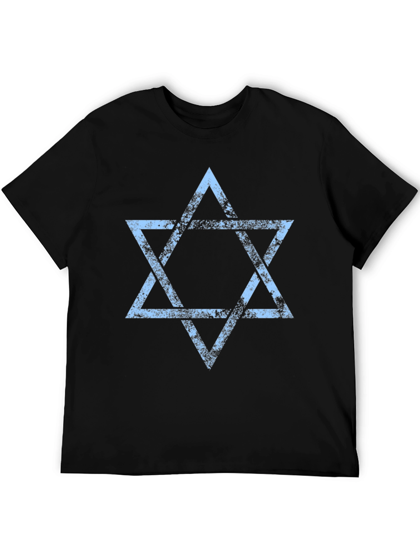 Star of David Graphic T-Shirt - Black