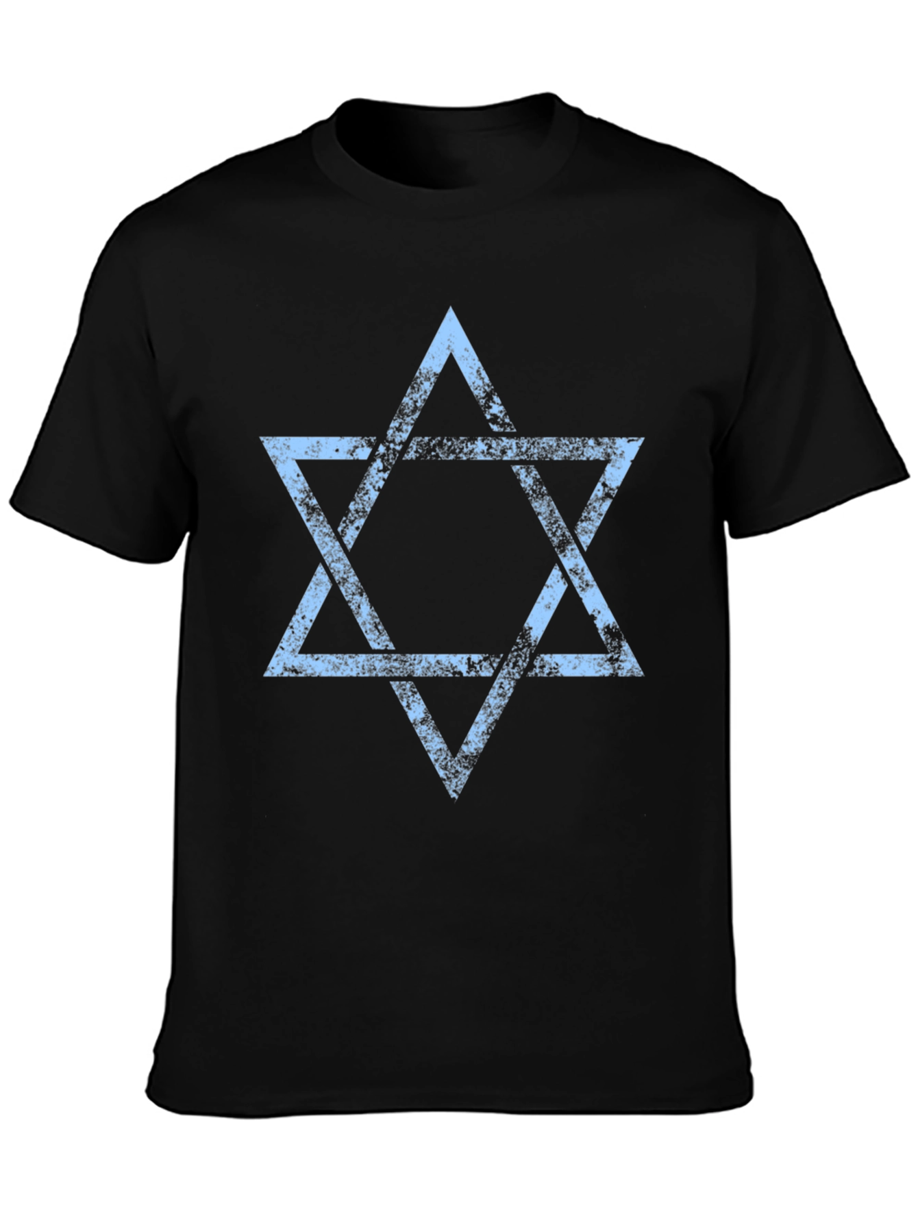 Star of David Graphic T-Shirt - Black