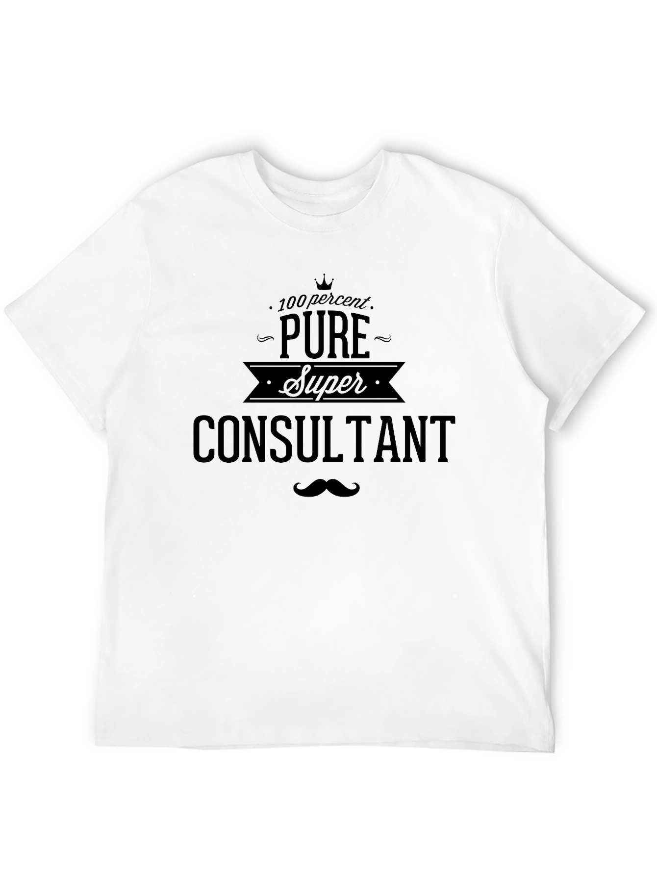 Pure Super Consultant Black Graphic T-Shirt
