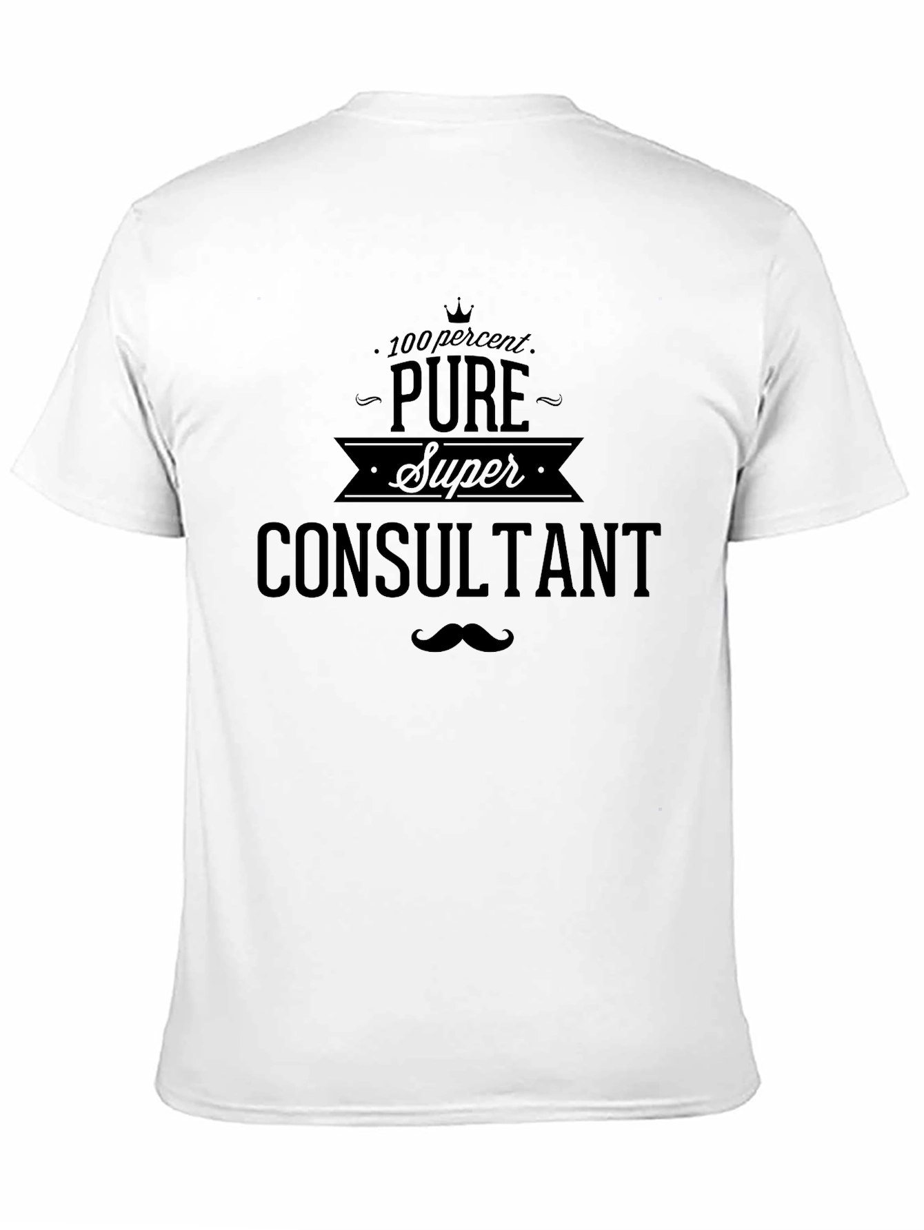 Pure Super Consultant Black Graphic T-Shirt