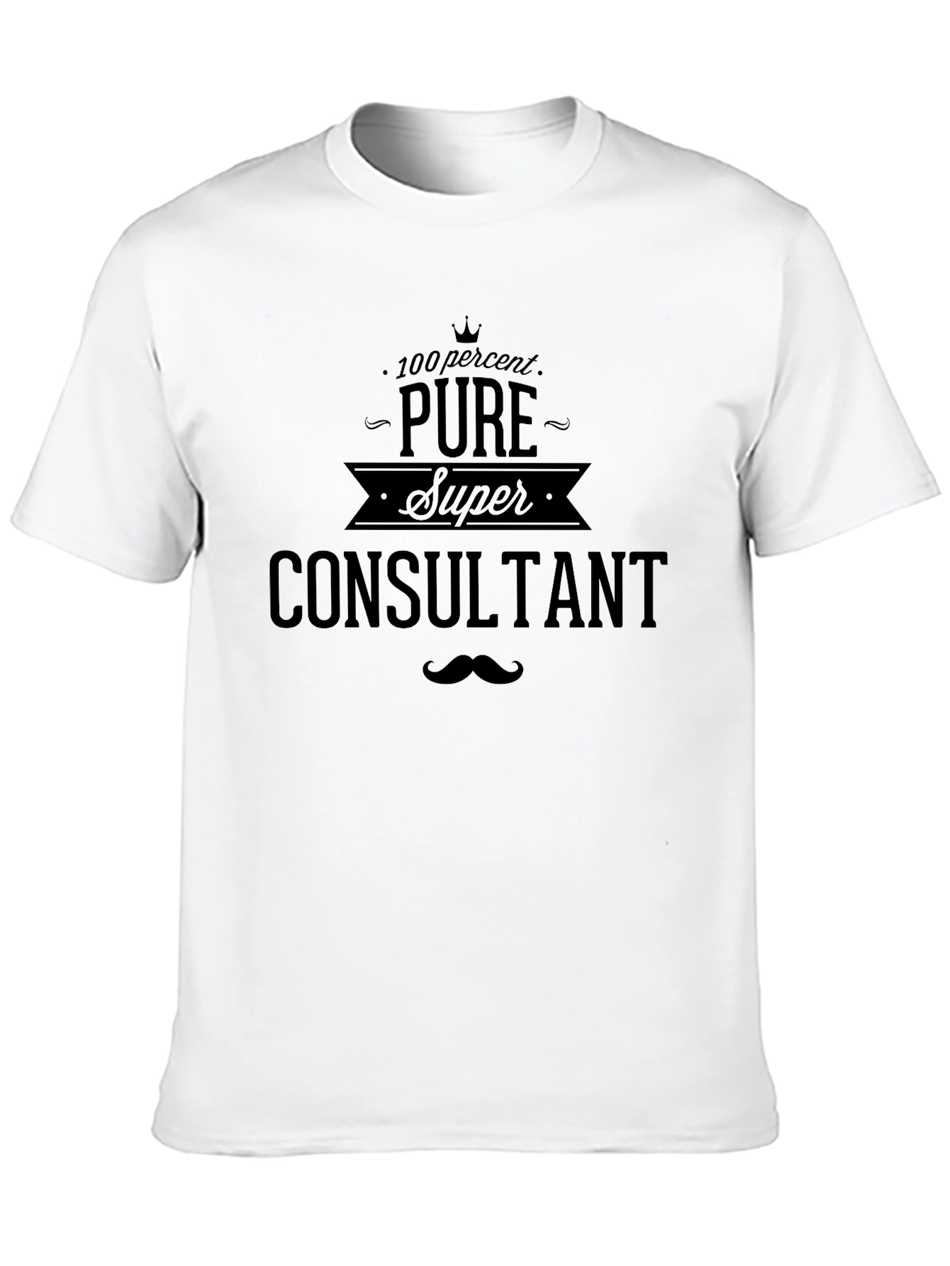 Pure Super Consultant Black Graphic T-Shirt