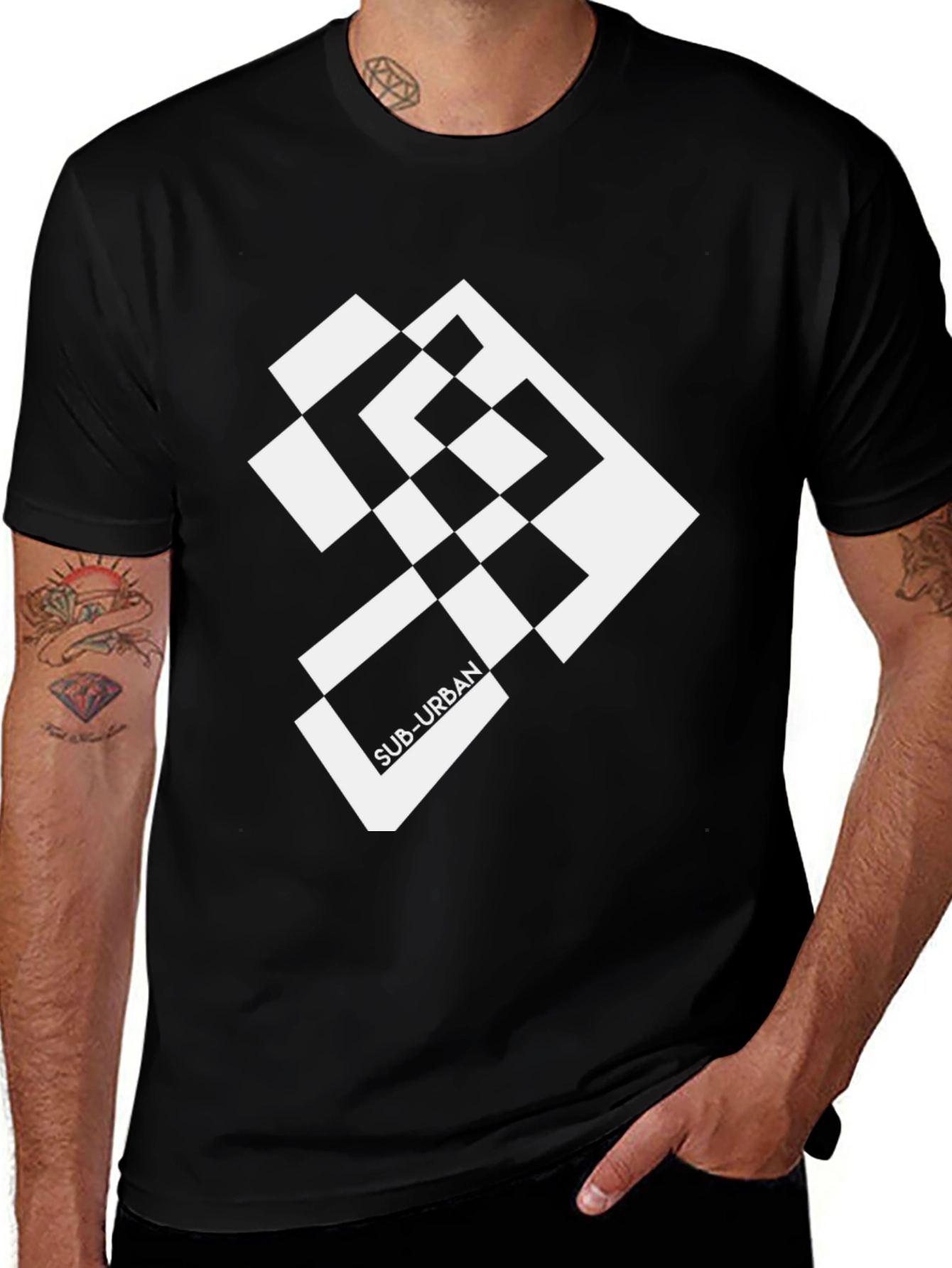 Sub-Urban Graphic Tee - Black