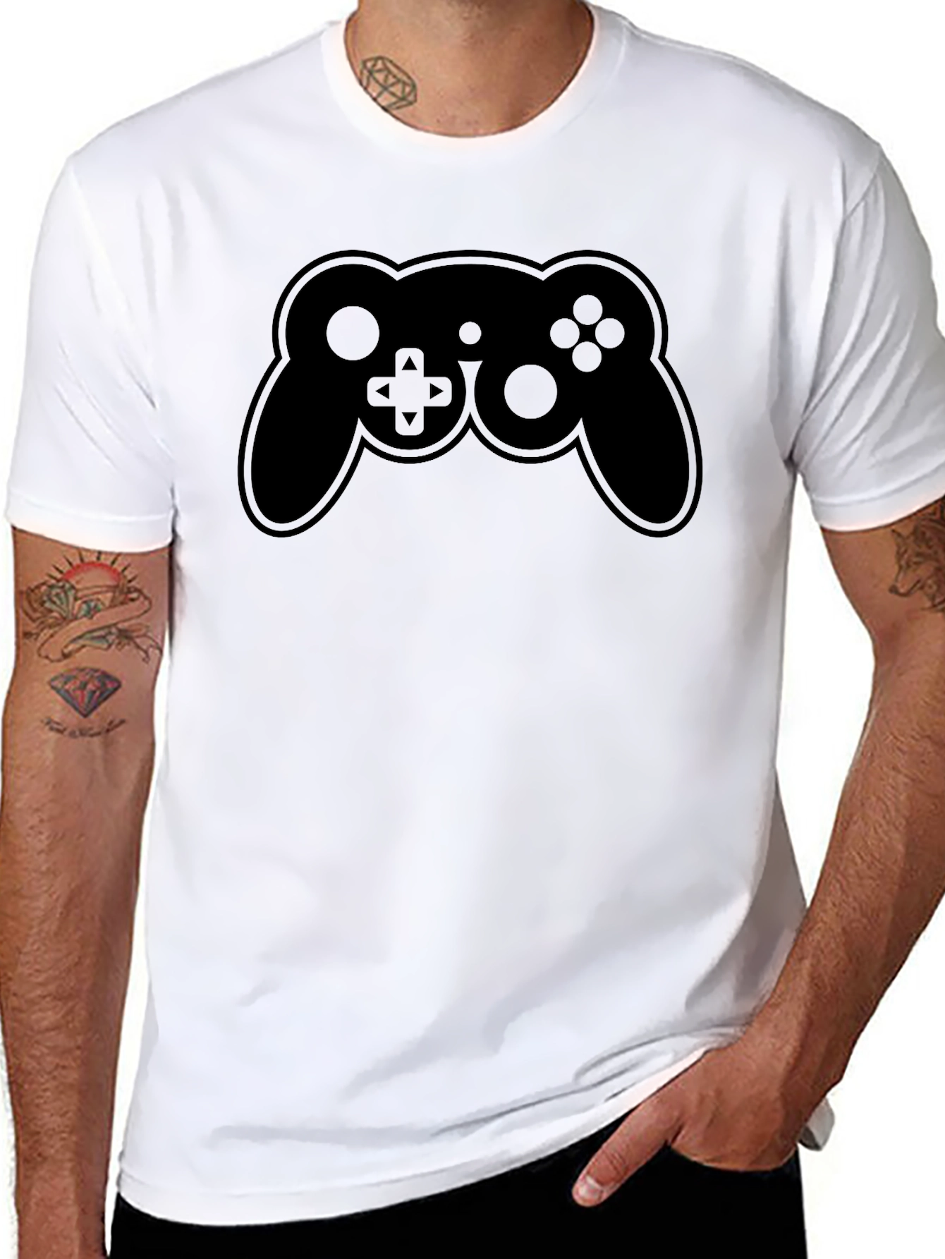 Gamer Style Black T-Shirt