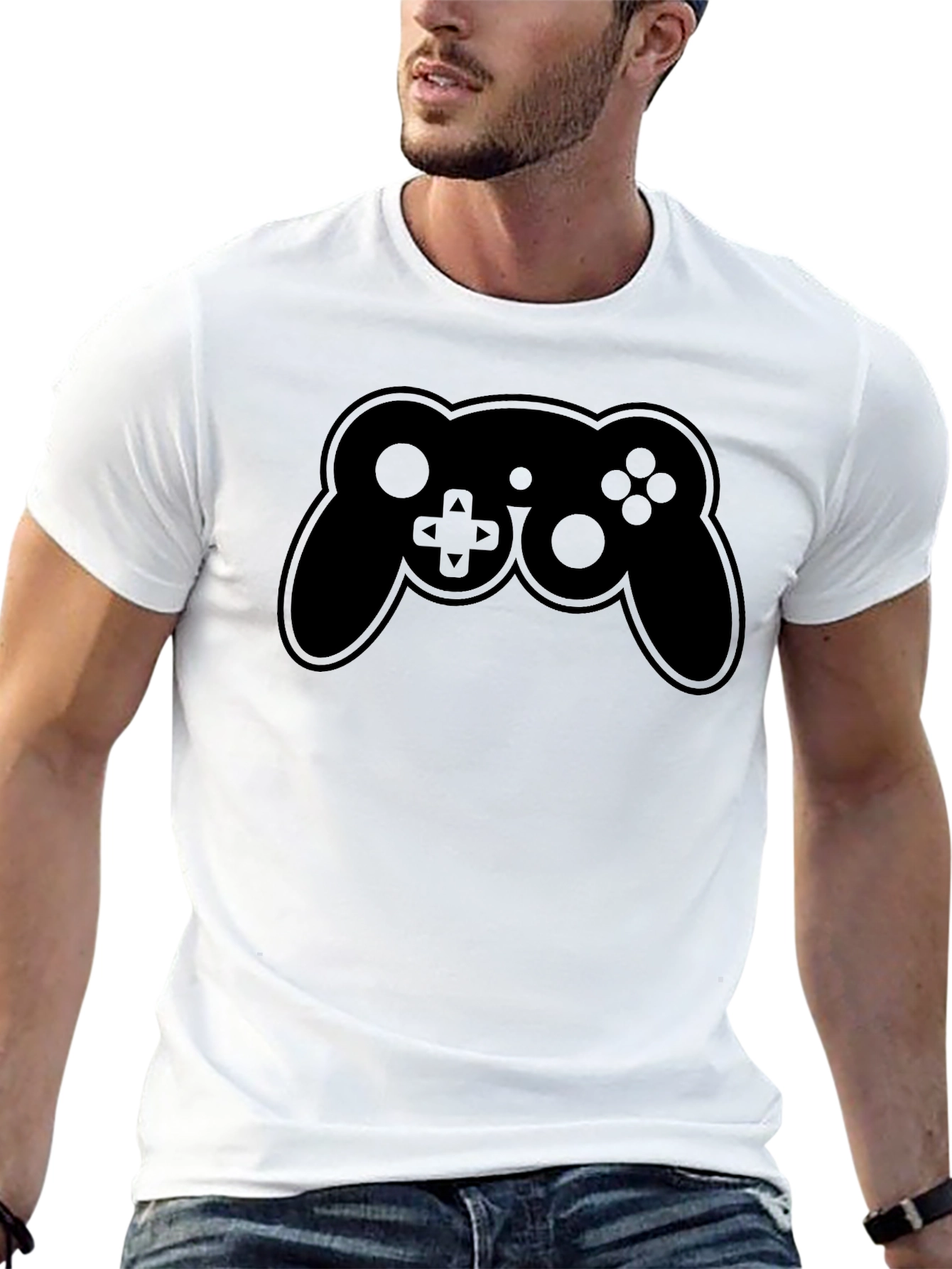 Gamer Style Black T-Shirt