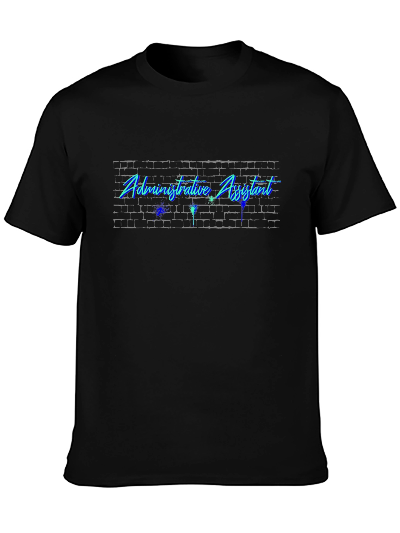 Administrative Assistant Brick Wall T-Shirt